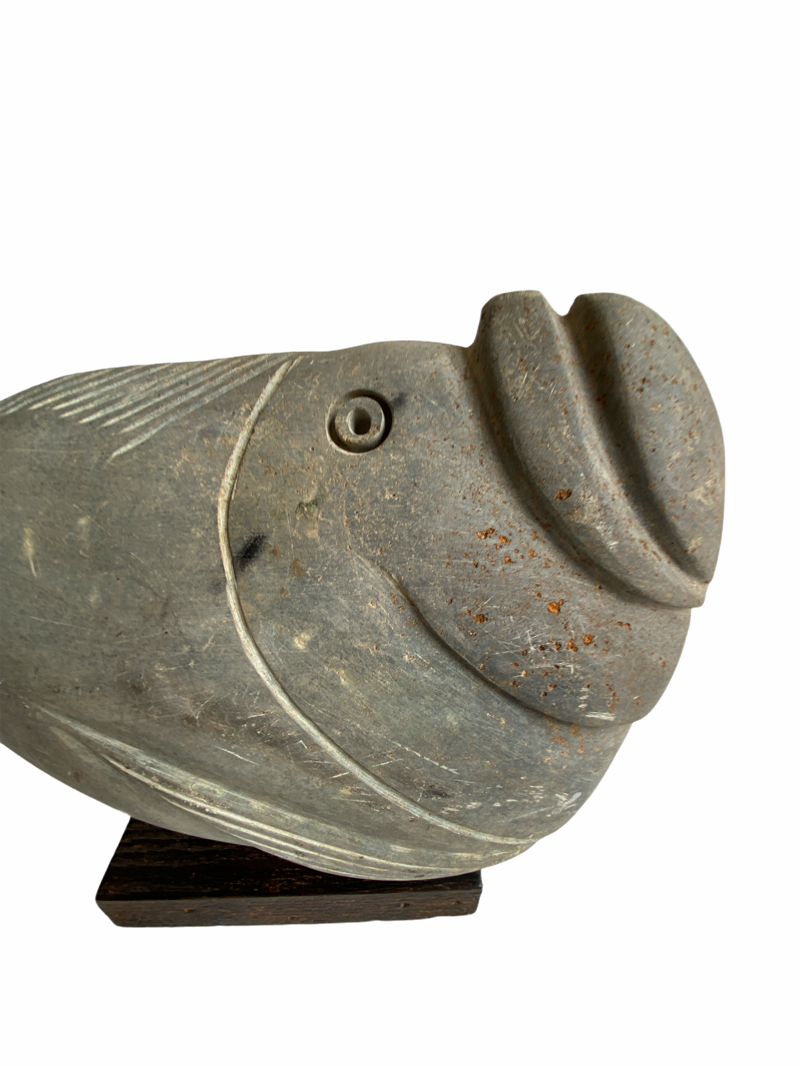Stone Fish Sculpture - Zimbabwe (01)
