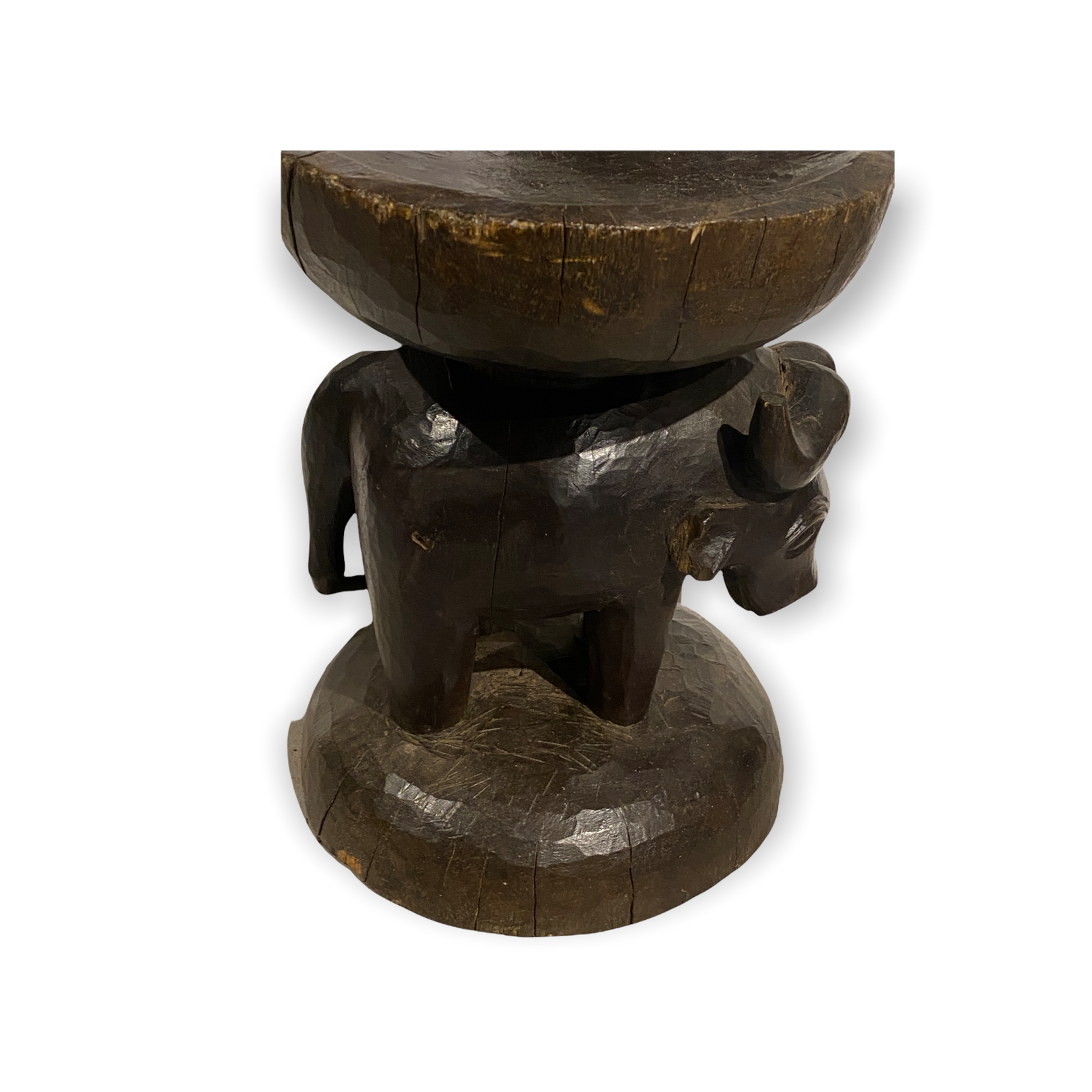 Tonga Stool - Old Buffalo hand carved (02)