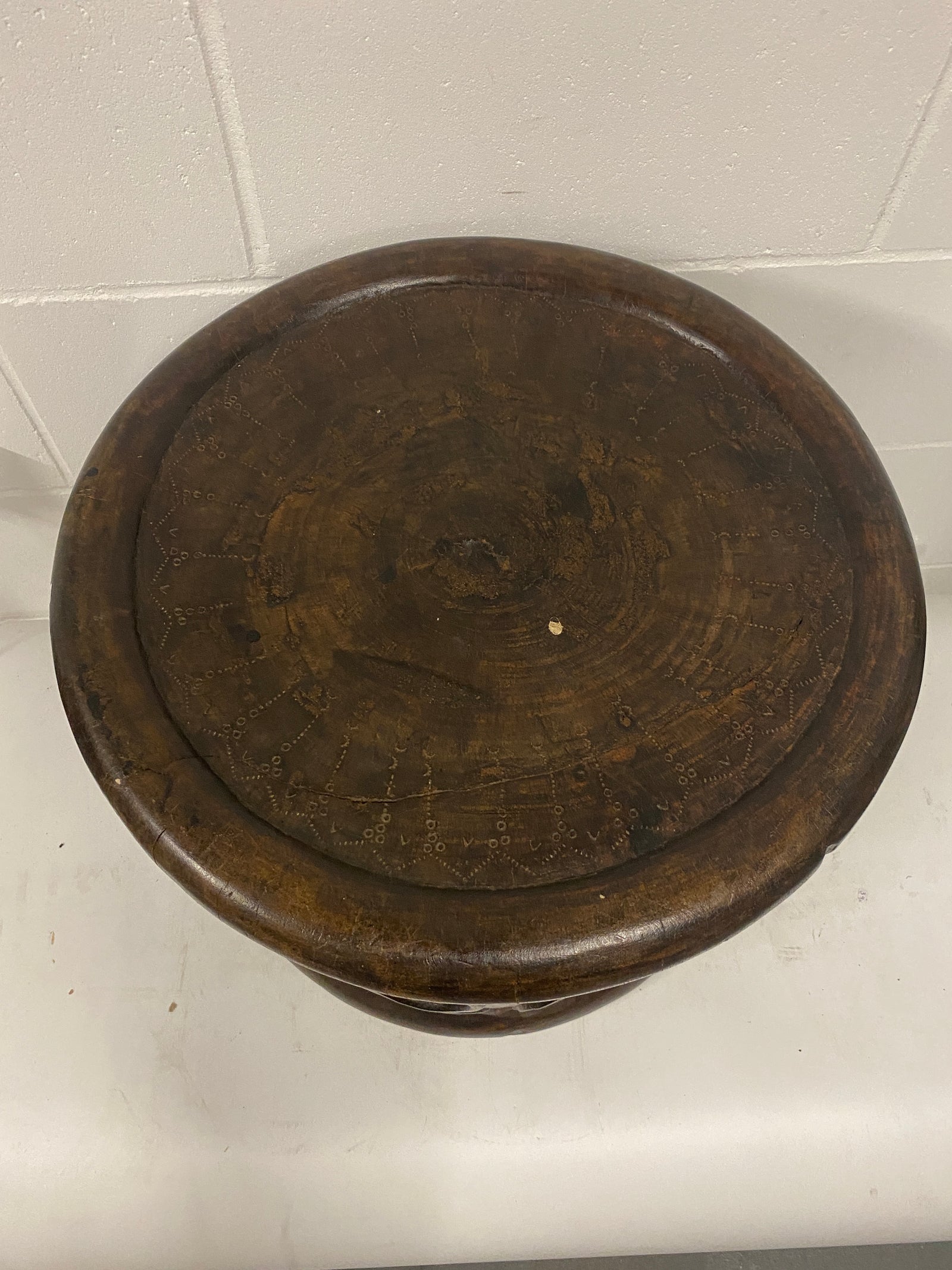 Vintage Bamileke Stool - (87.3)