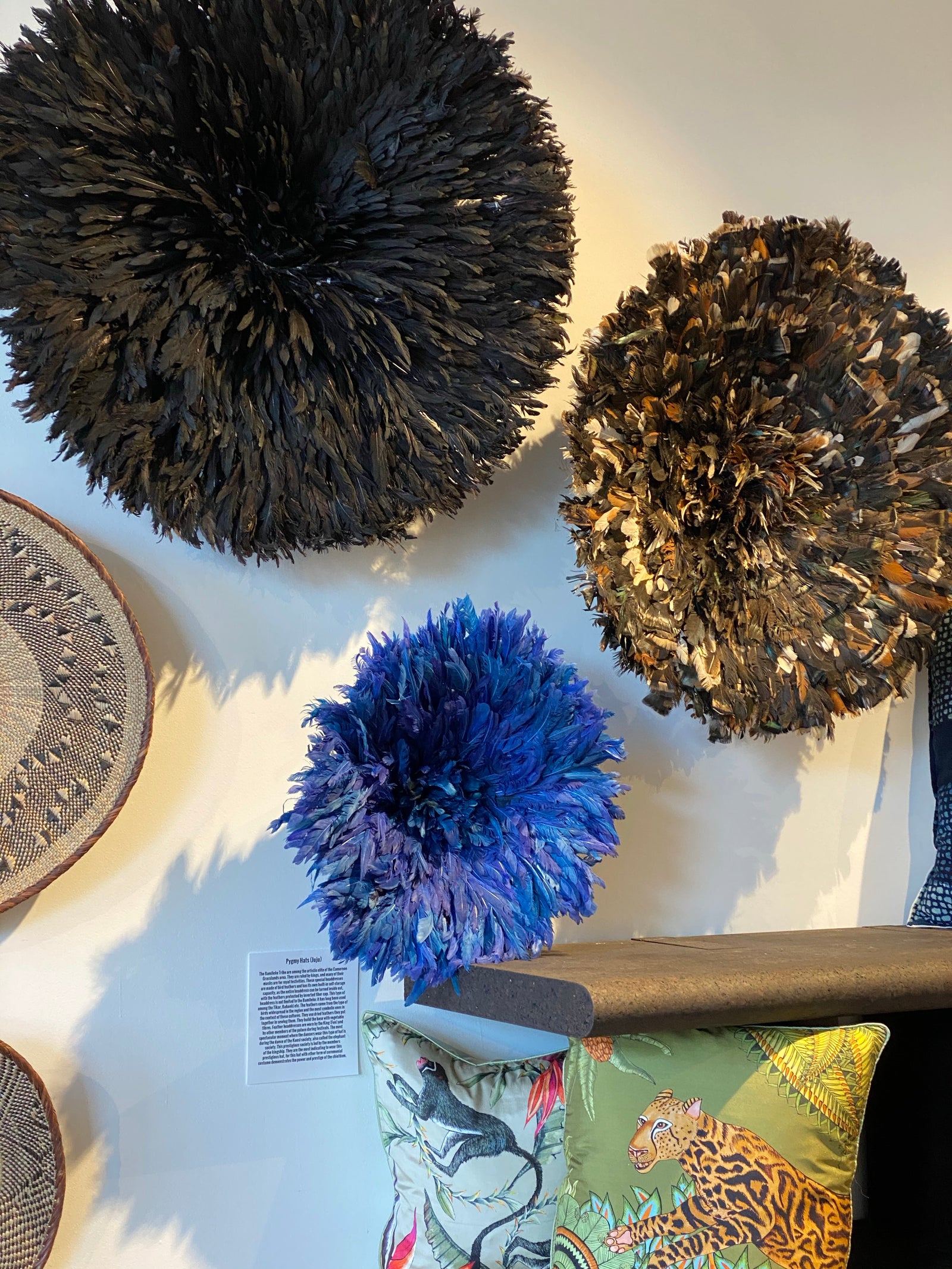 Juju Hat - Brown feathers - 70cm