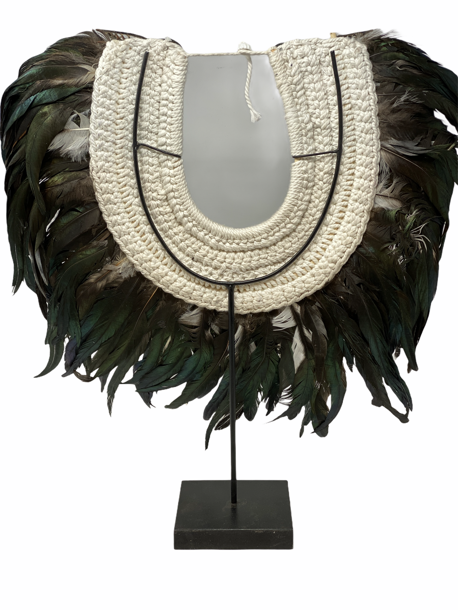 Handmade Feather & Shell necklace