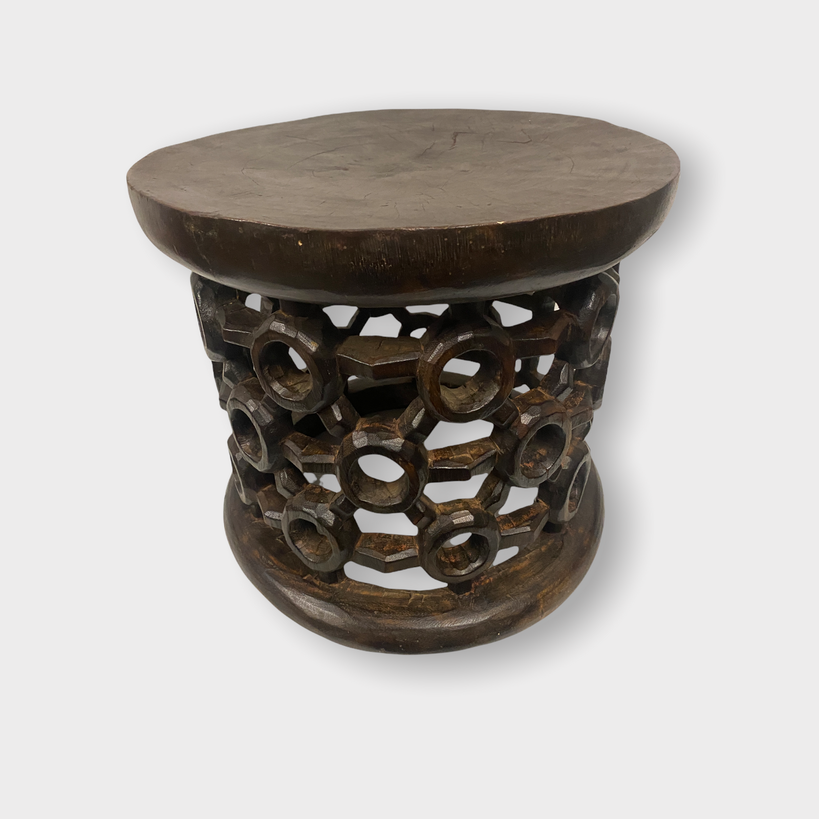 Vintage Bamileke Stool - (87.1)