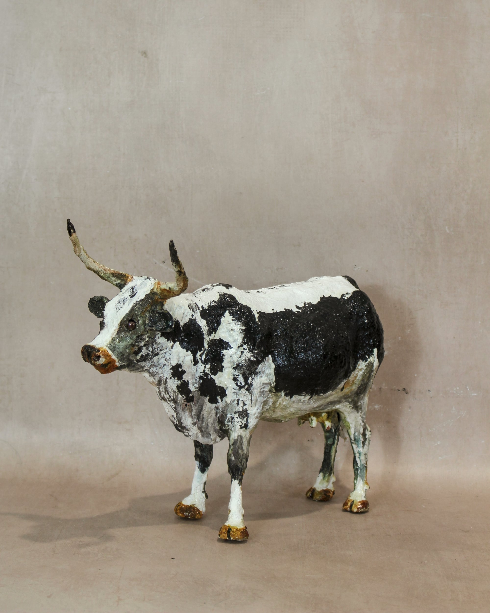 Paper Mache Nguni Cow - 185.3