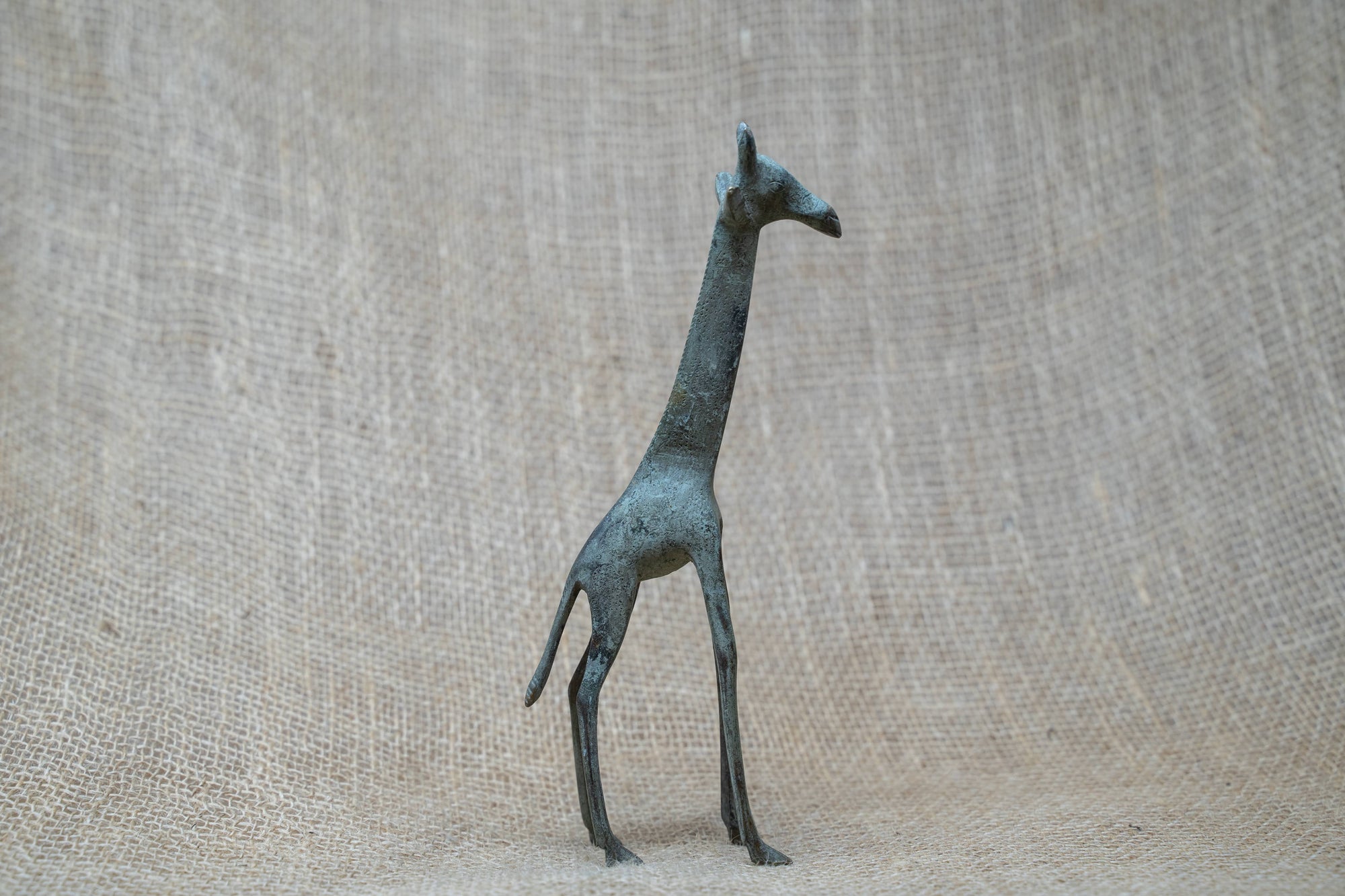 Bronze Giraffe - Chad 20cm.2