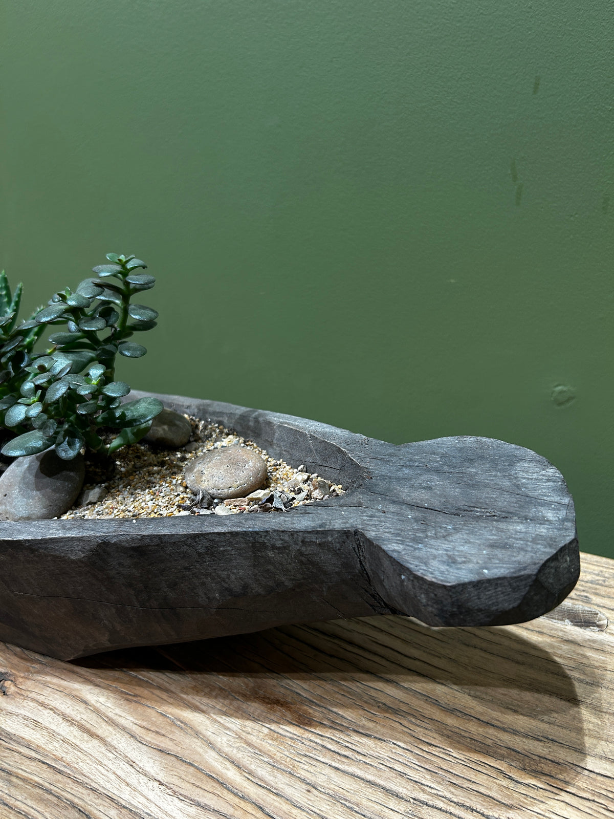 Mokoro Canoe with Succulent Garden Table Display FR64