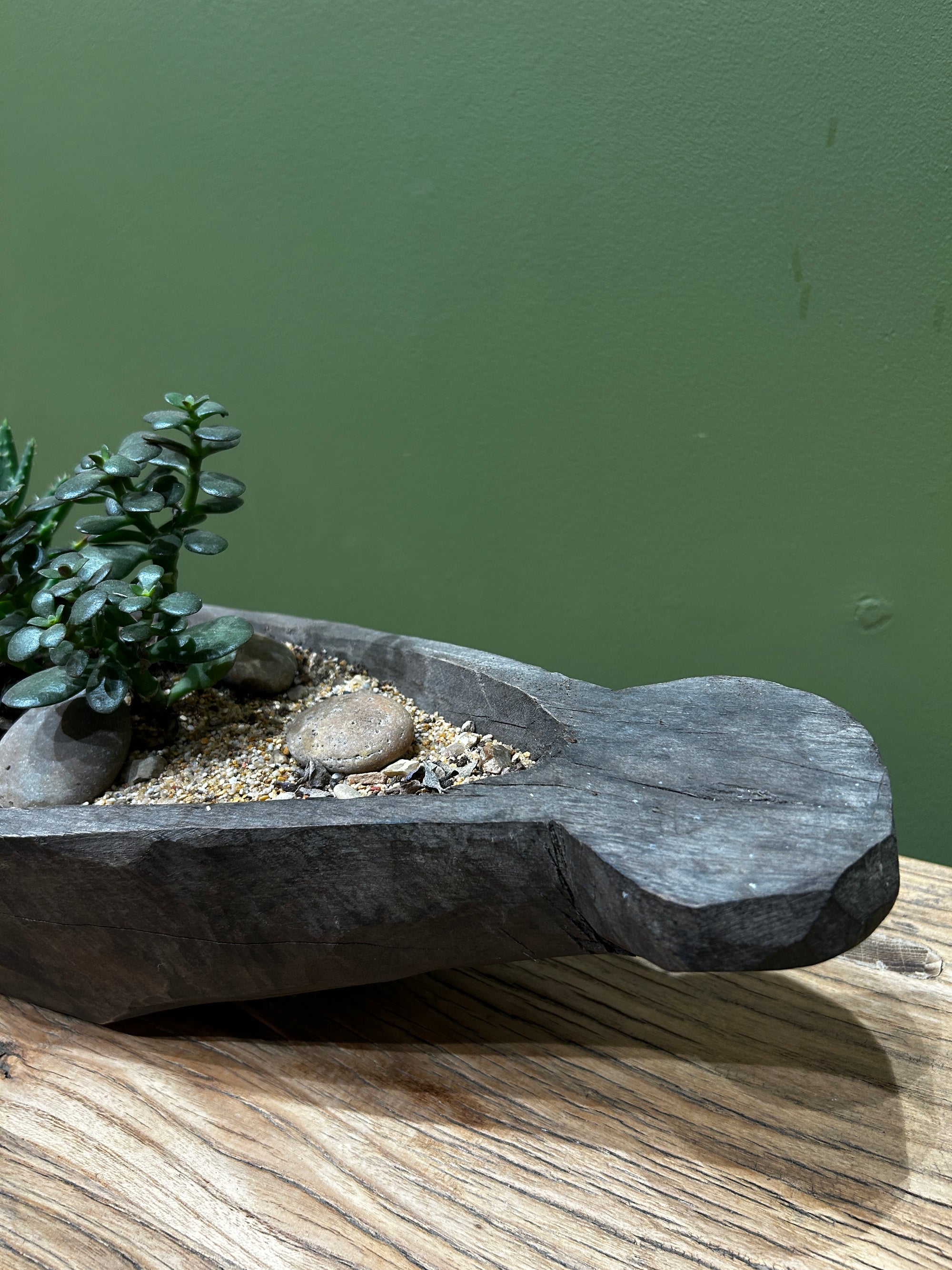 Mokoro Canoe with Succulent Garden Table Display FR64
