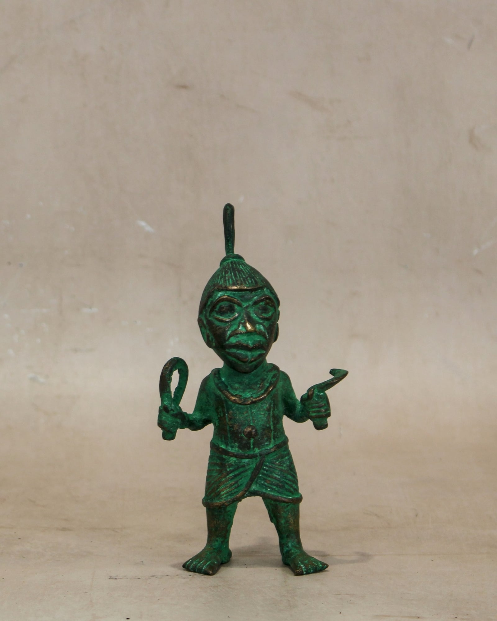 Benin Bronze Warrior 9.1