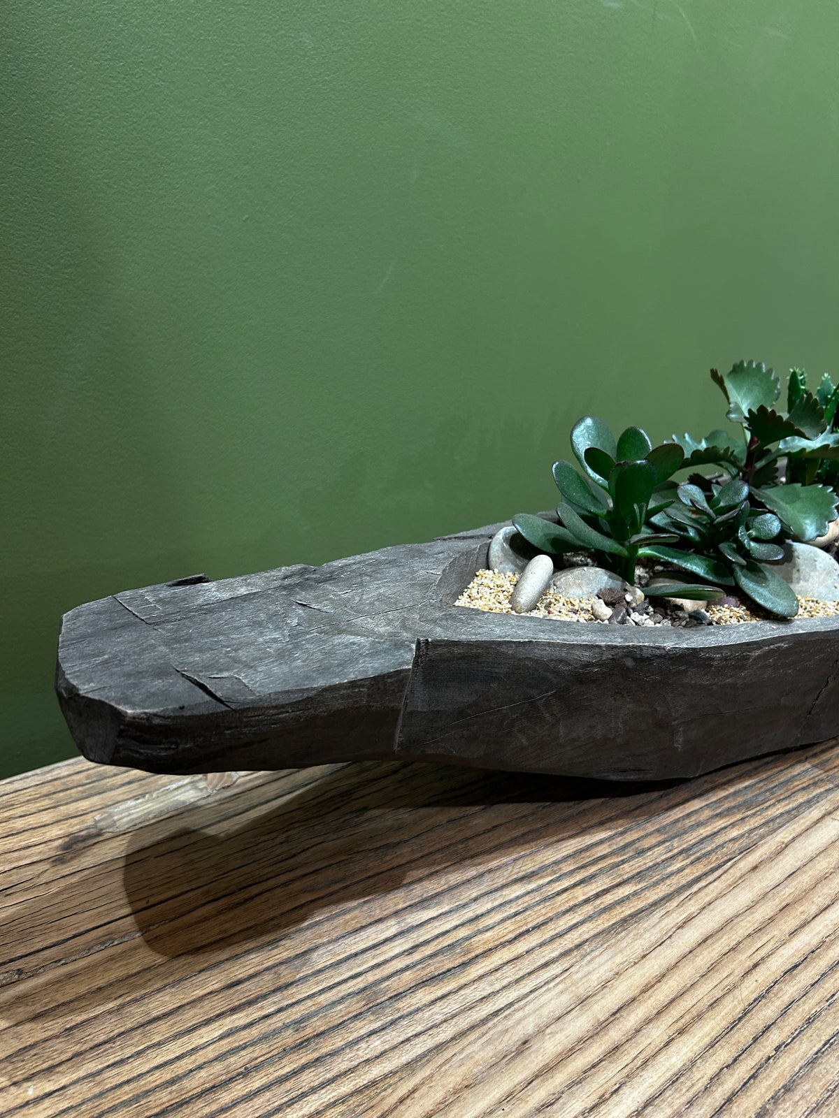 Mokoro Canoe with Succulent Garden Table Display FR64