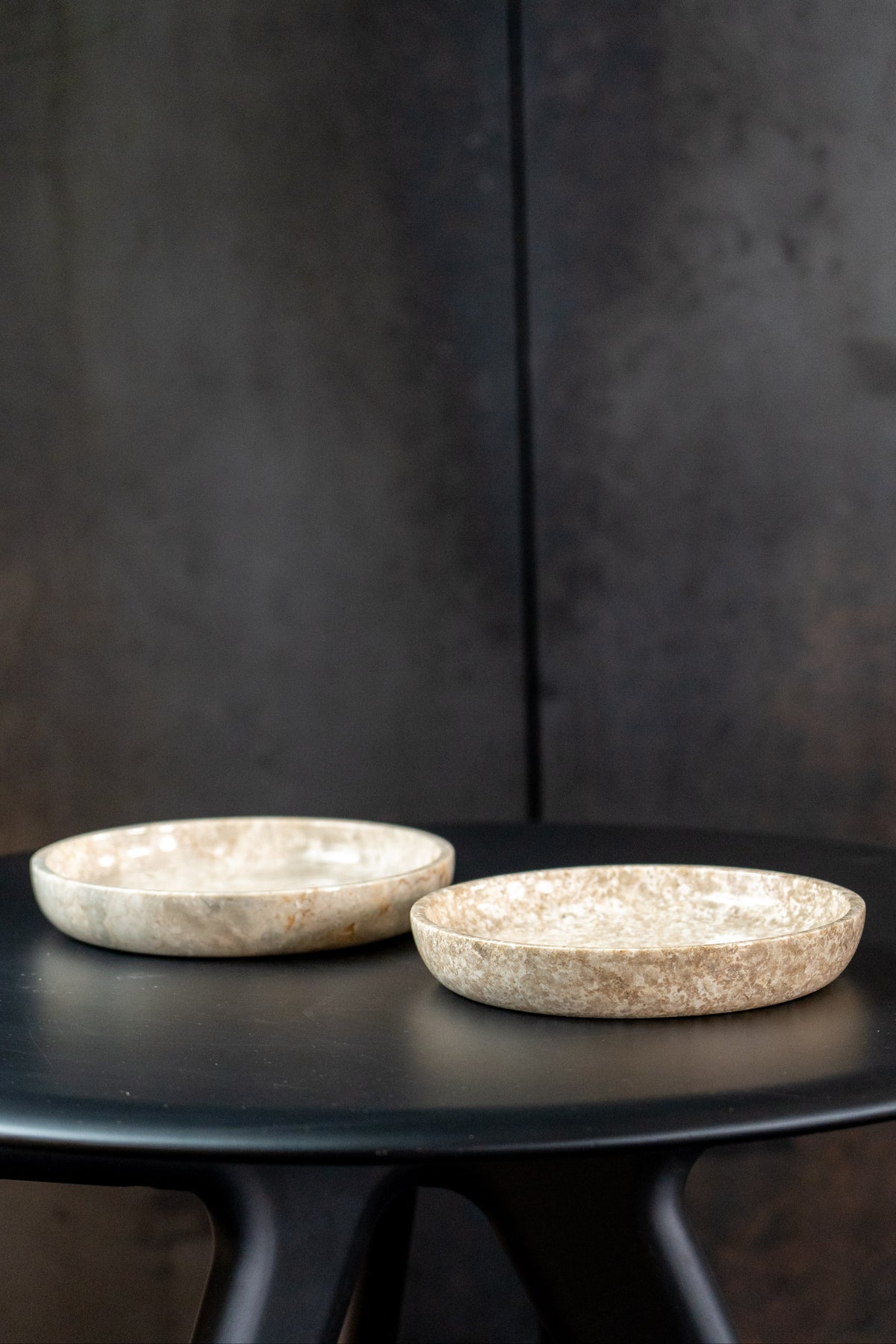 Handmade Marble Low Bowl