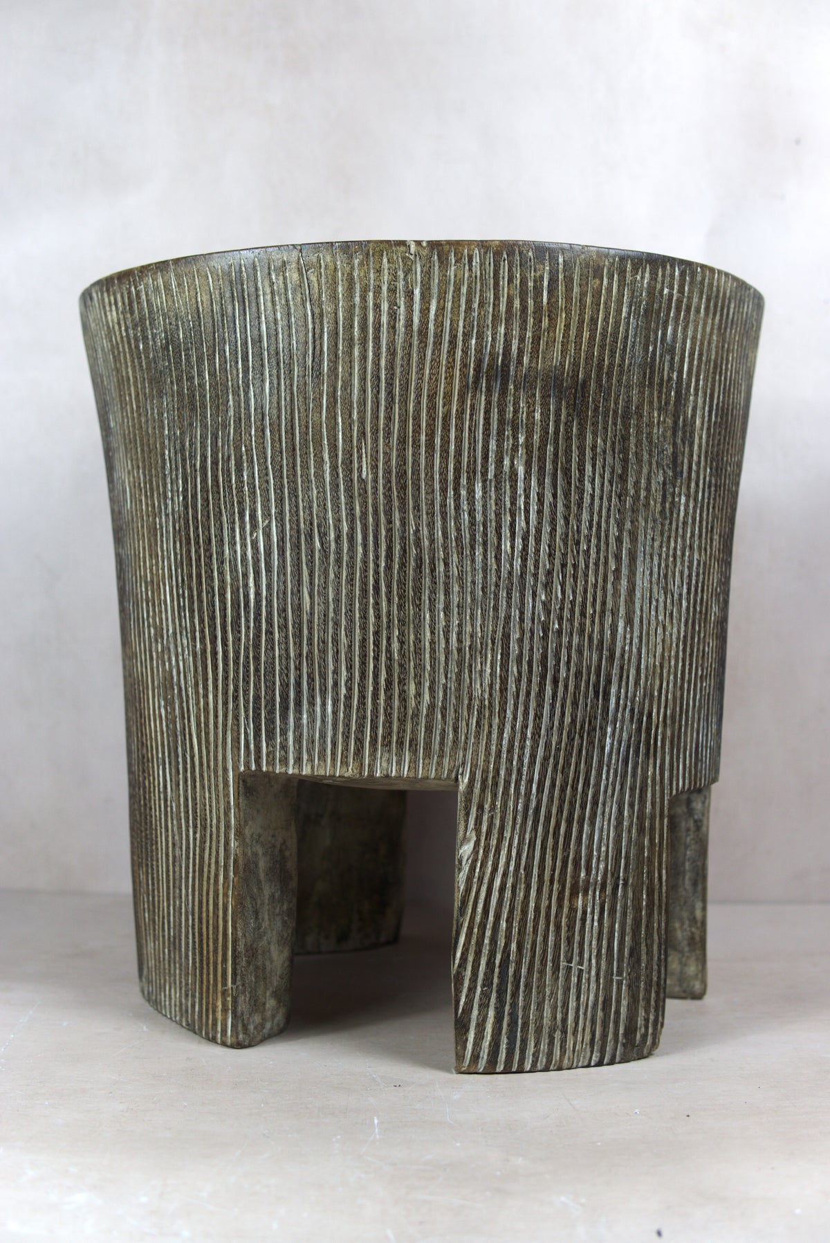 Wooden Side Table with Legs - Cameroon - 93.8
