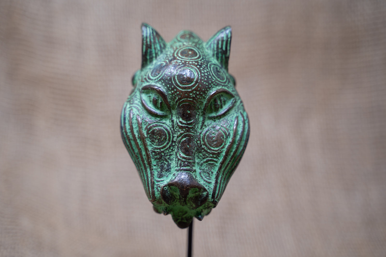 Benin Leopard sculpture - Bronze 26.1