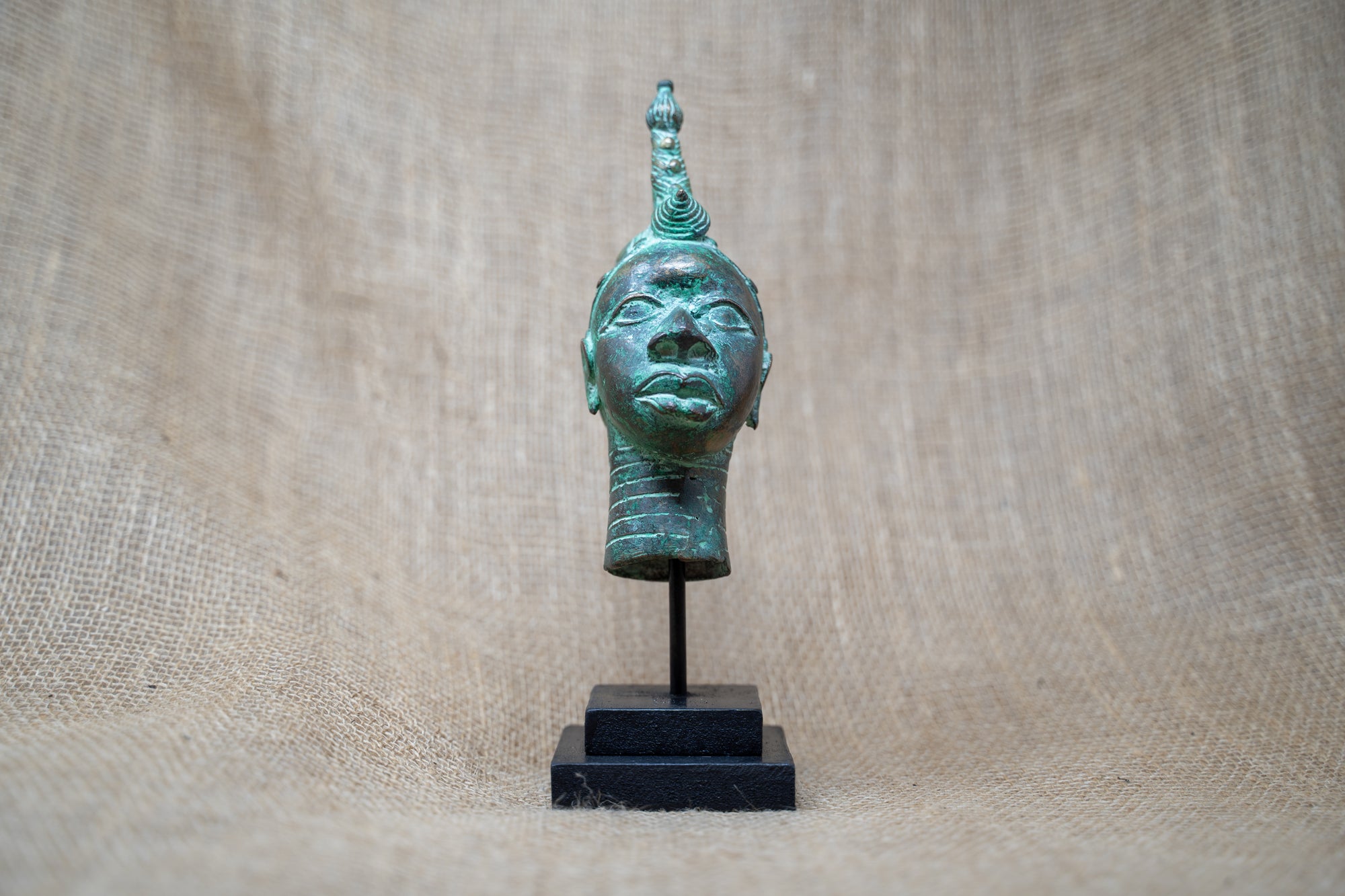 Benin Bronze Head - 37.1