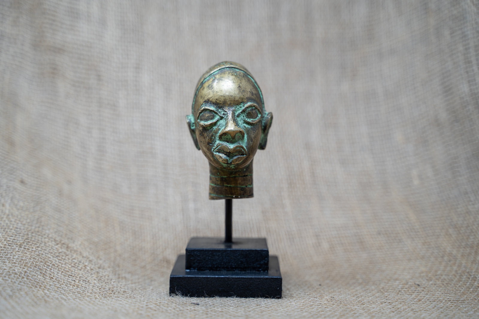 Benin Bronze Head - 37.8