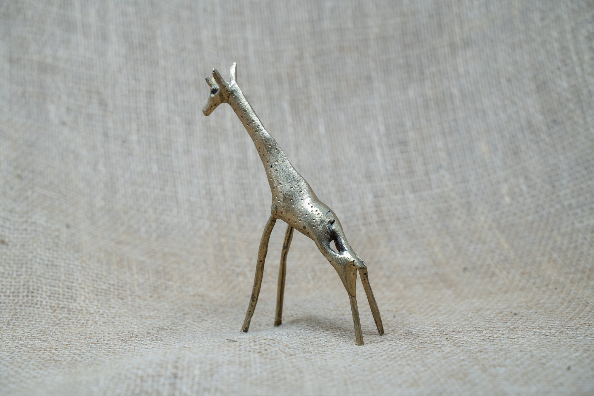 Tuareg Brass animals - Giraffe 43.2
