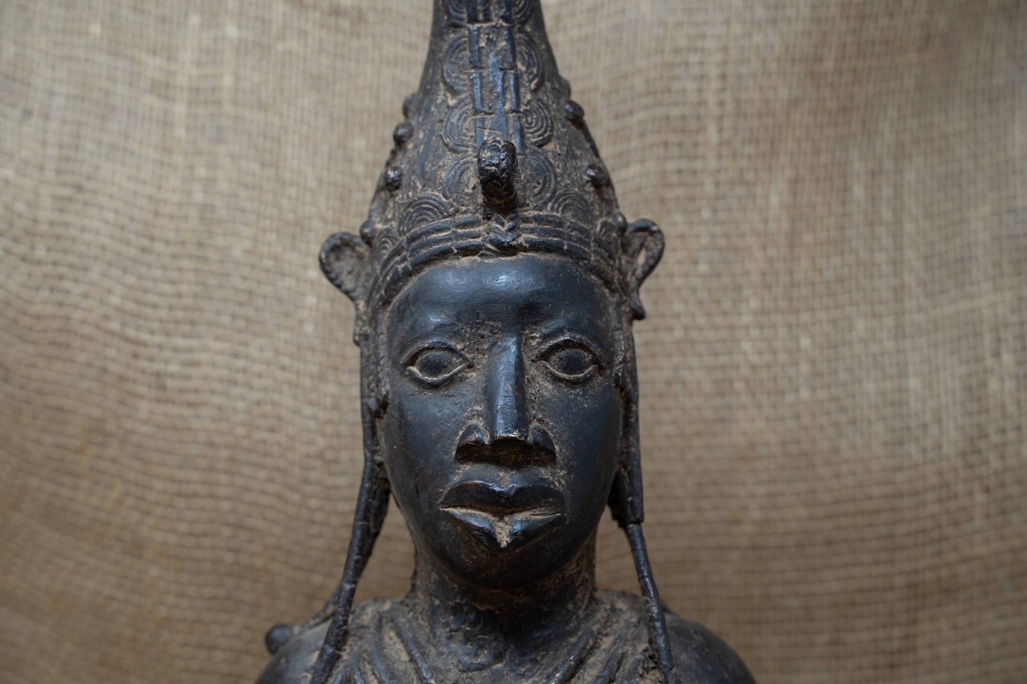 Vintage IFE Benin Bronze Bust
