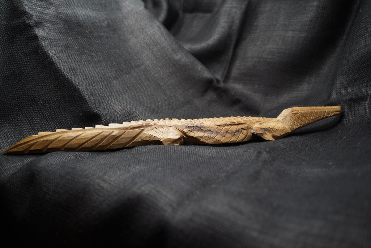 Zimbabwe Crocodile sculpture L 73.3