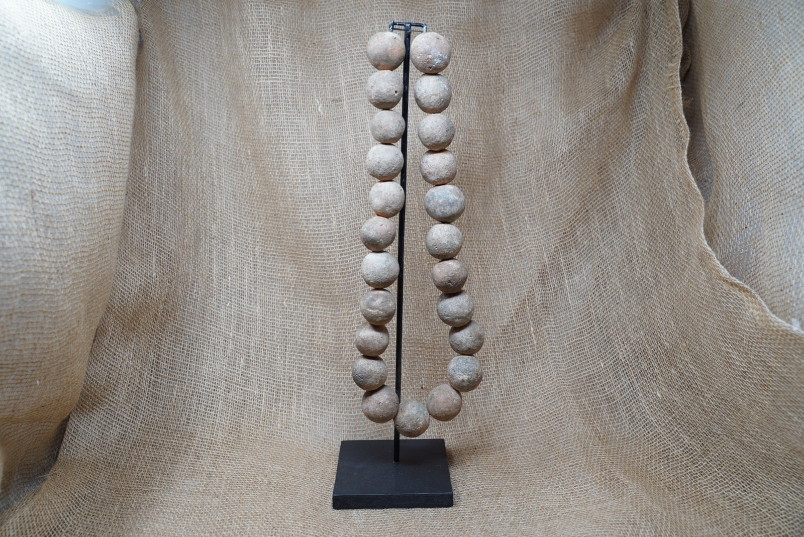 Cameroon Clay Beads- Natural 36.1