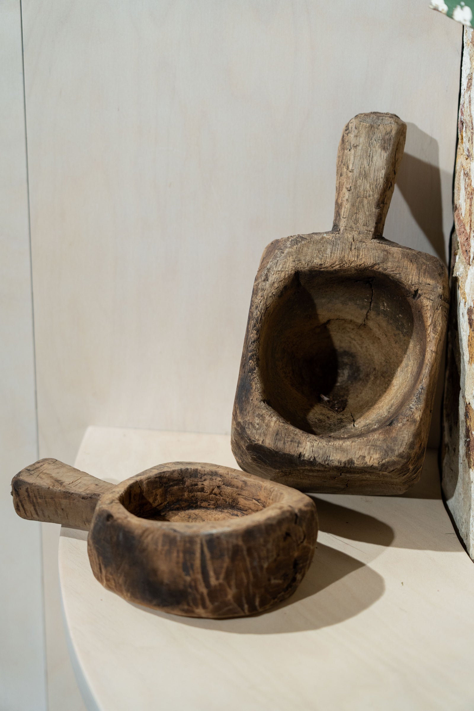 Old Wood Spoon Bowls