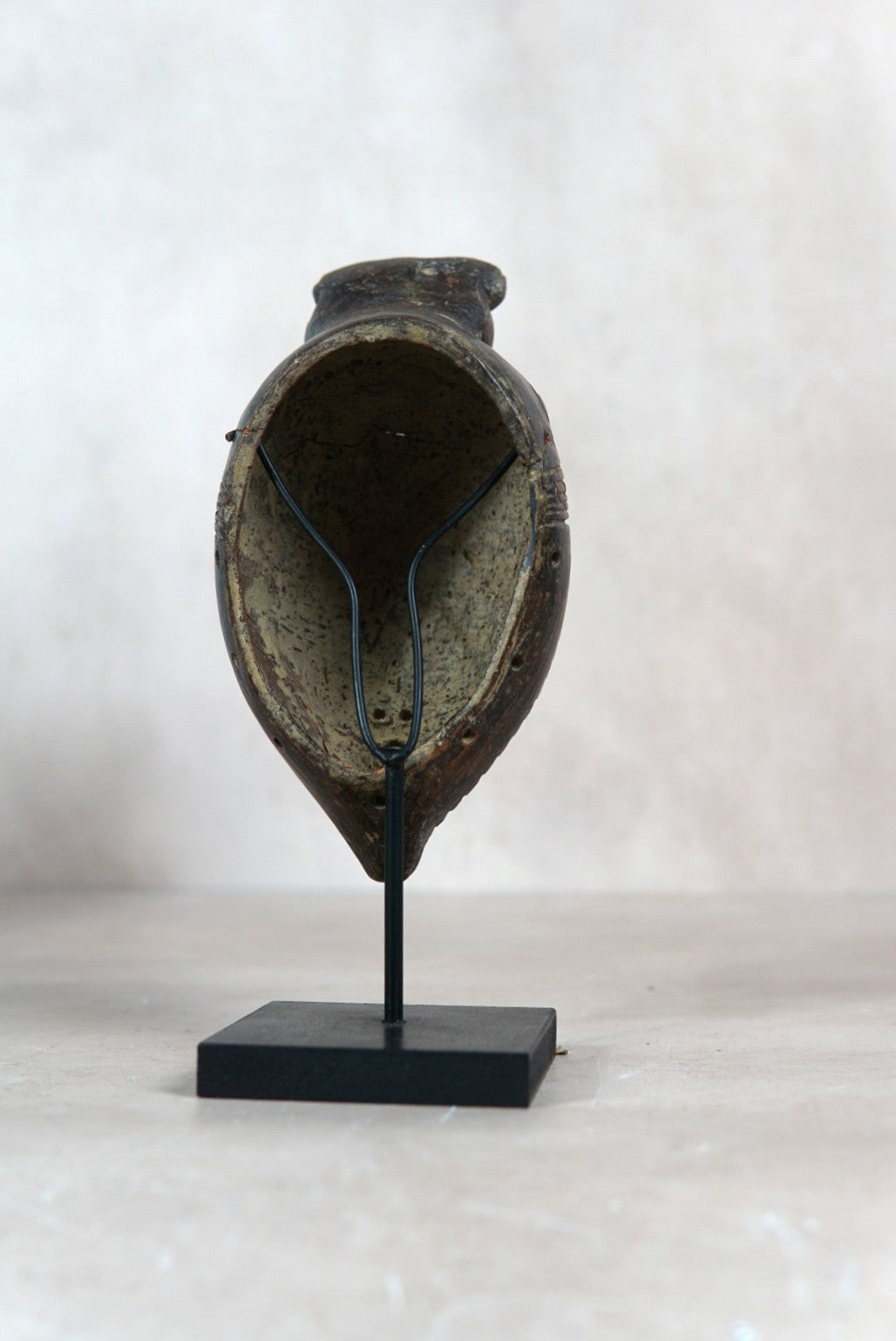 African Raffia Terracotta Mask - 103.2