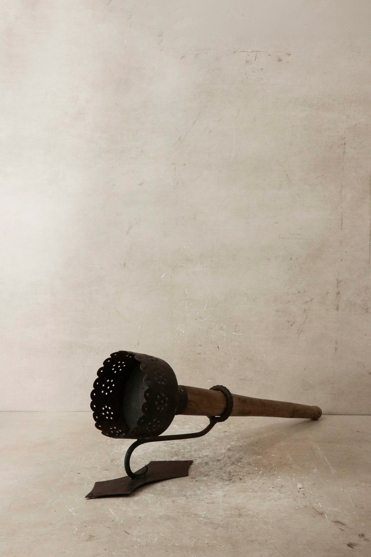 Vintage Teak Wall Sconce Torch - 151.2