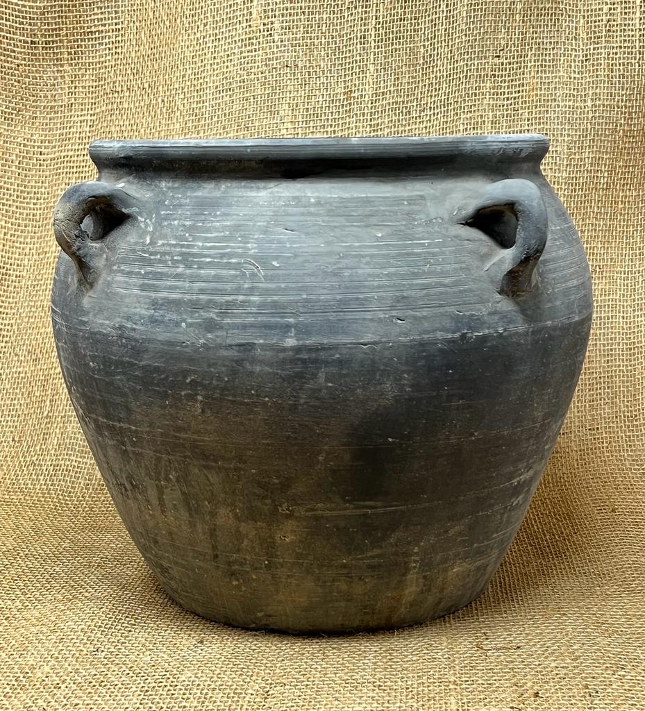 Vintage Shanxi Ceramic Pot Grey KX3112A