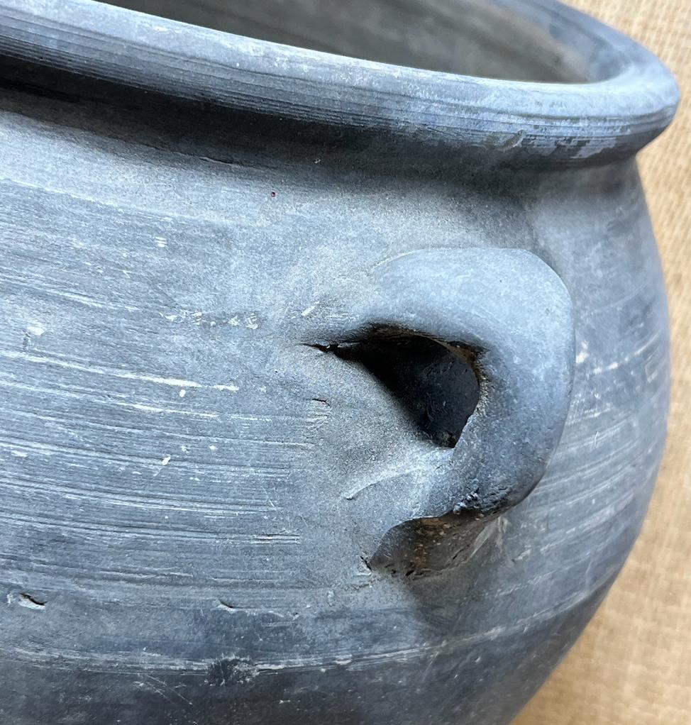 Vintage Shanxi Ceramic Pot Grey KX3112A