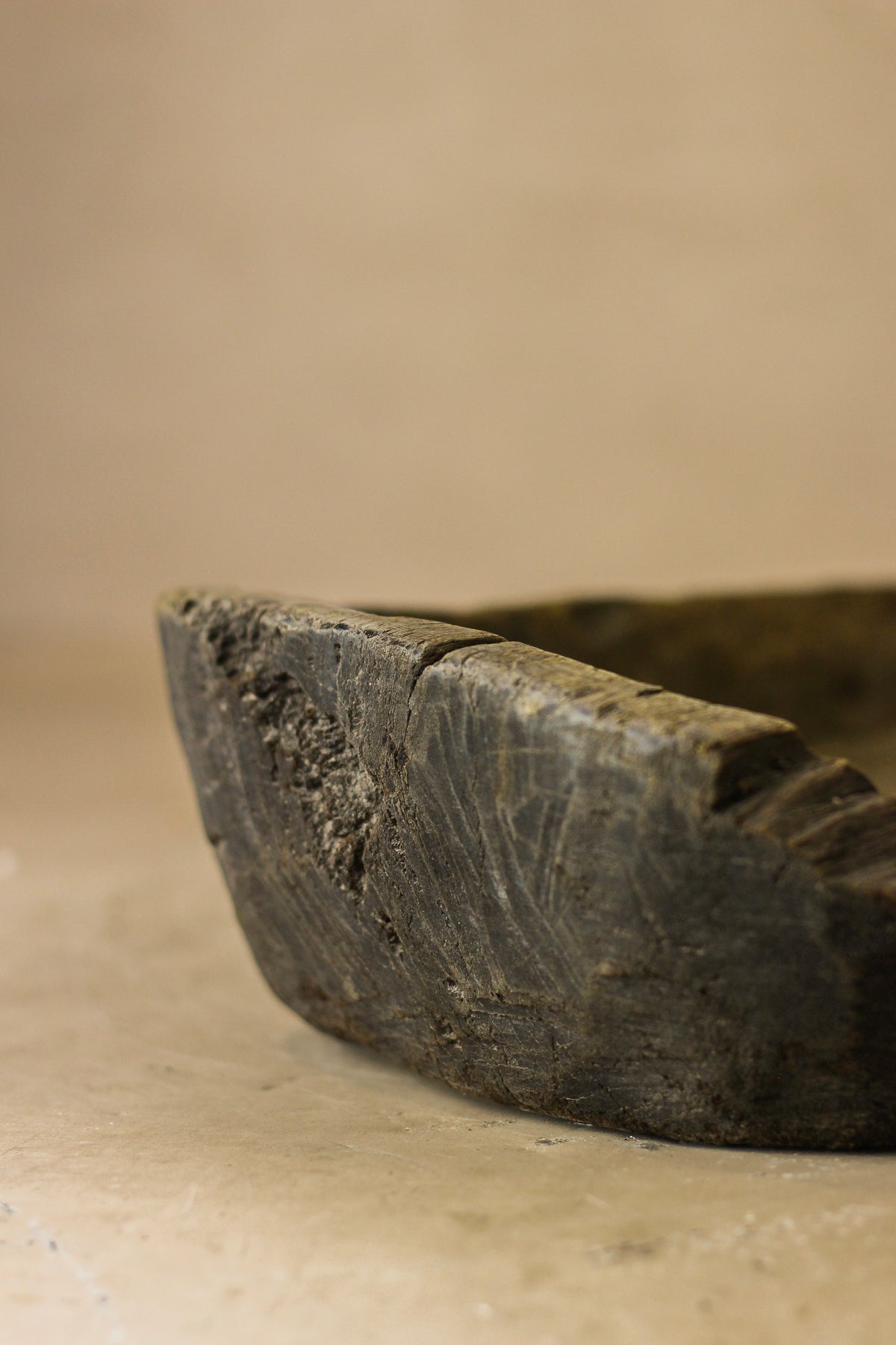 Old Vintage Wooden Bowl - WB001