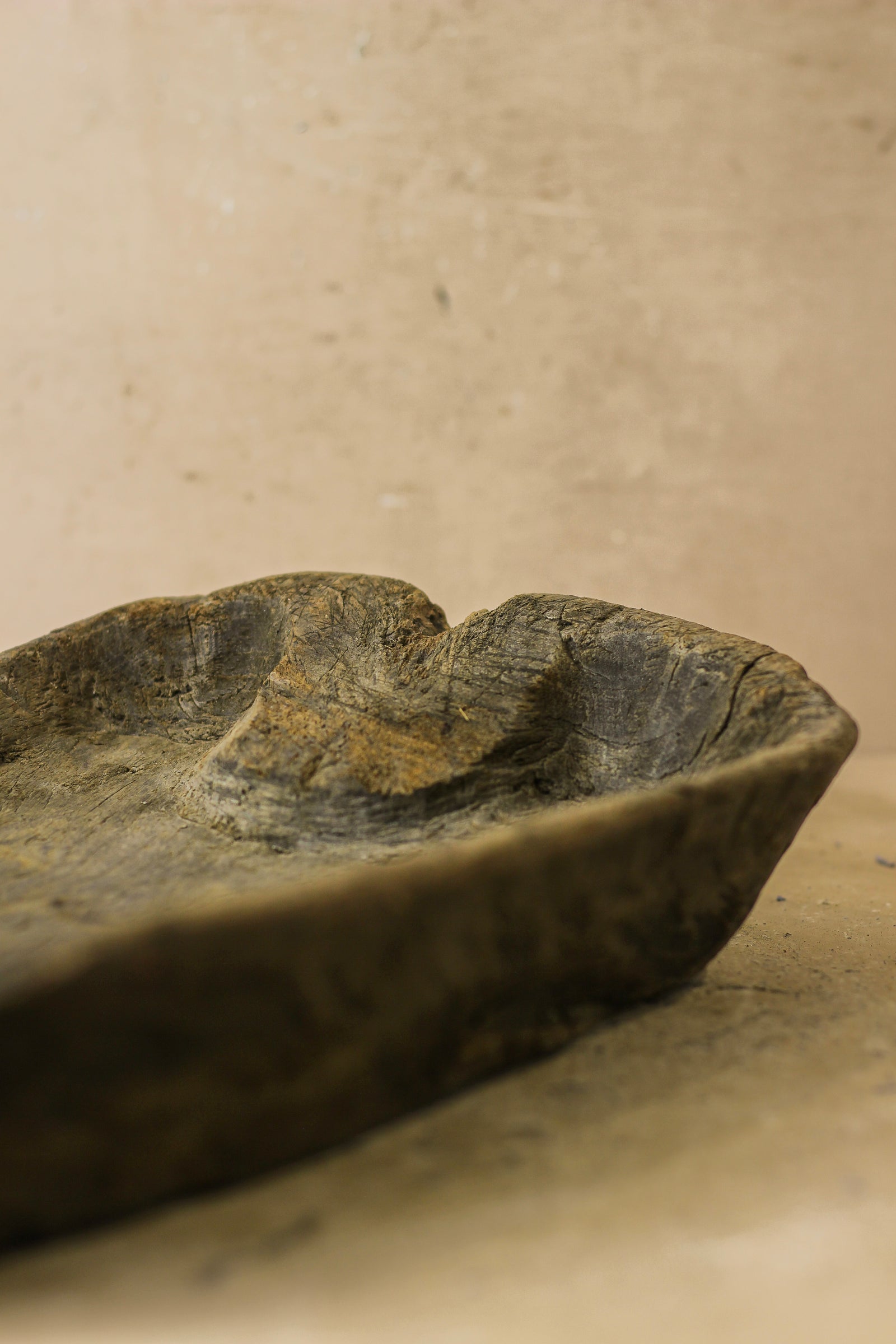 Old Vintage Wooden Bowl - WB001