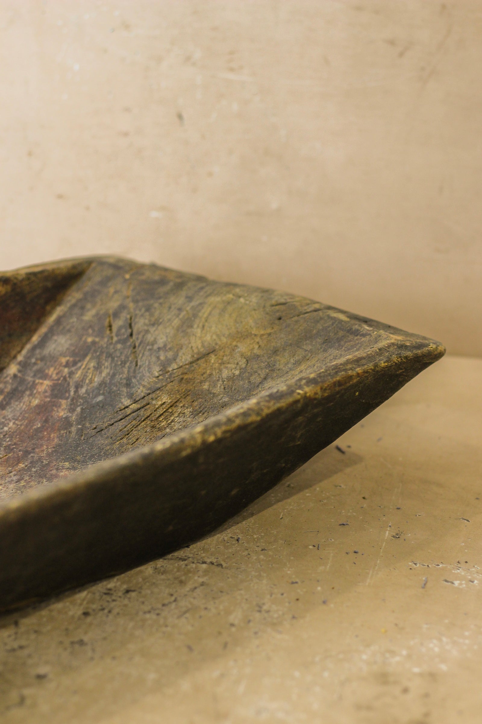 Old Vintage Wooden Bowl - WB003