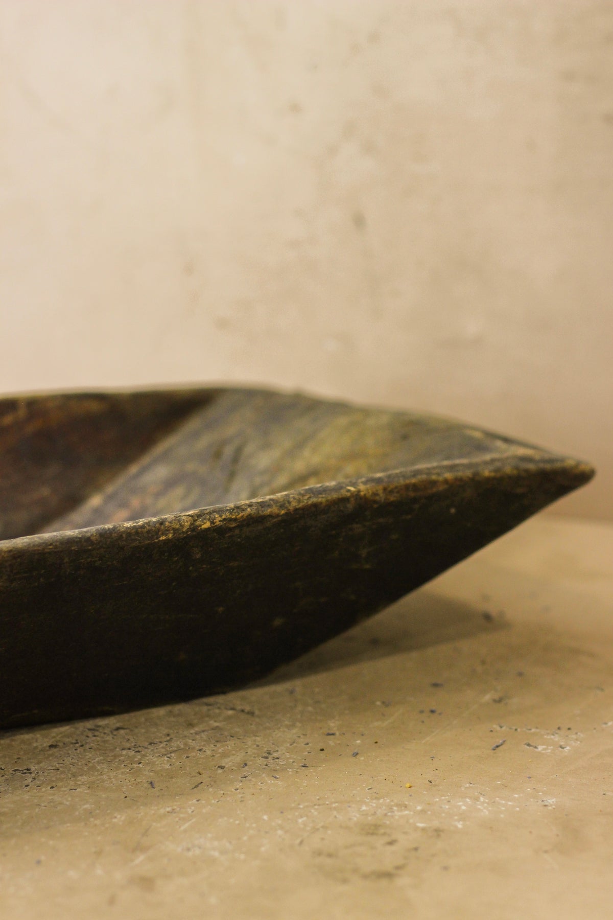 Old Vintage Wooden Bowl - WB003