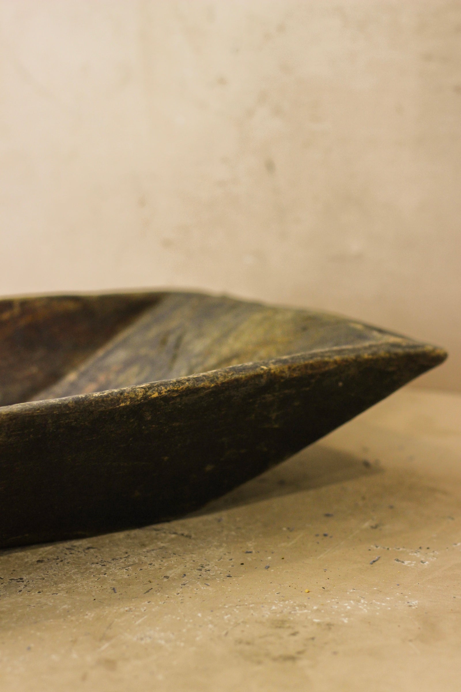 Old Vintage Wooden Bowl - WB003
