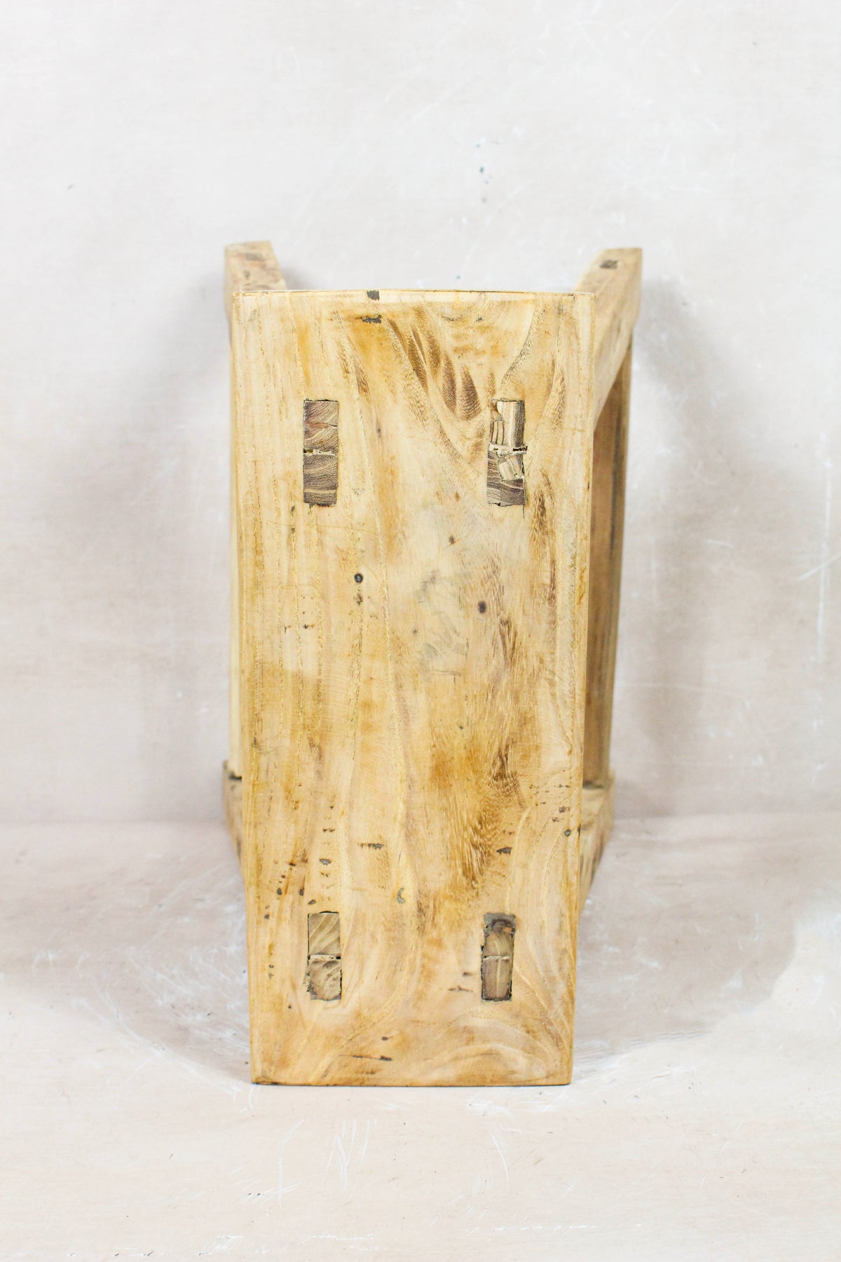 Vintage Rustic Stool - Elm wood - 77