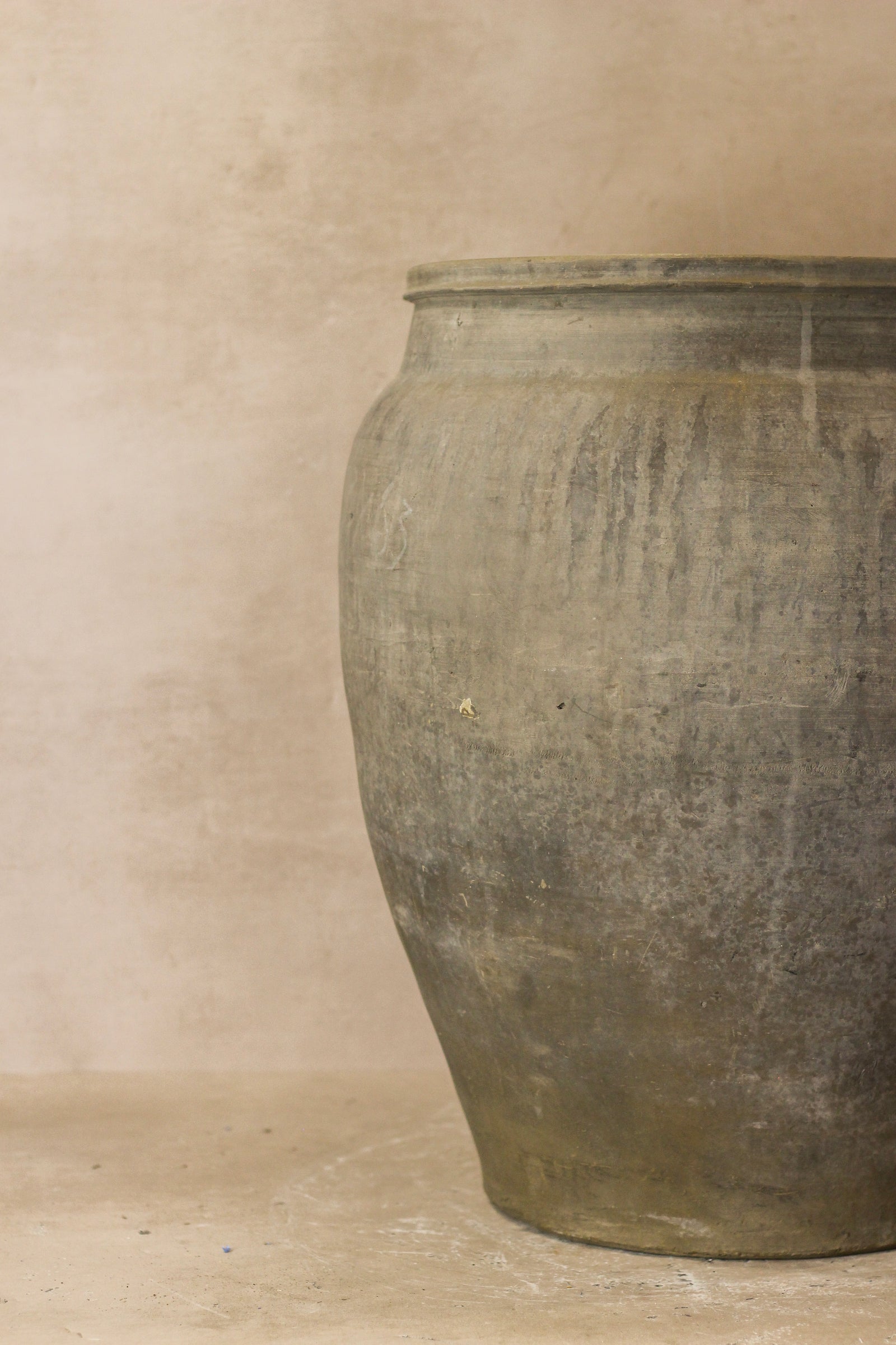 Large Grey Asian Pots - LG02