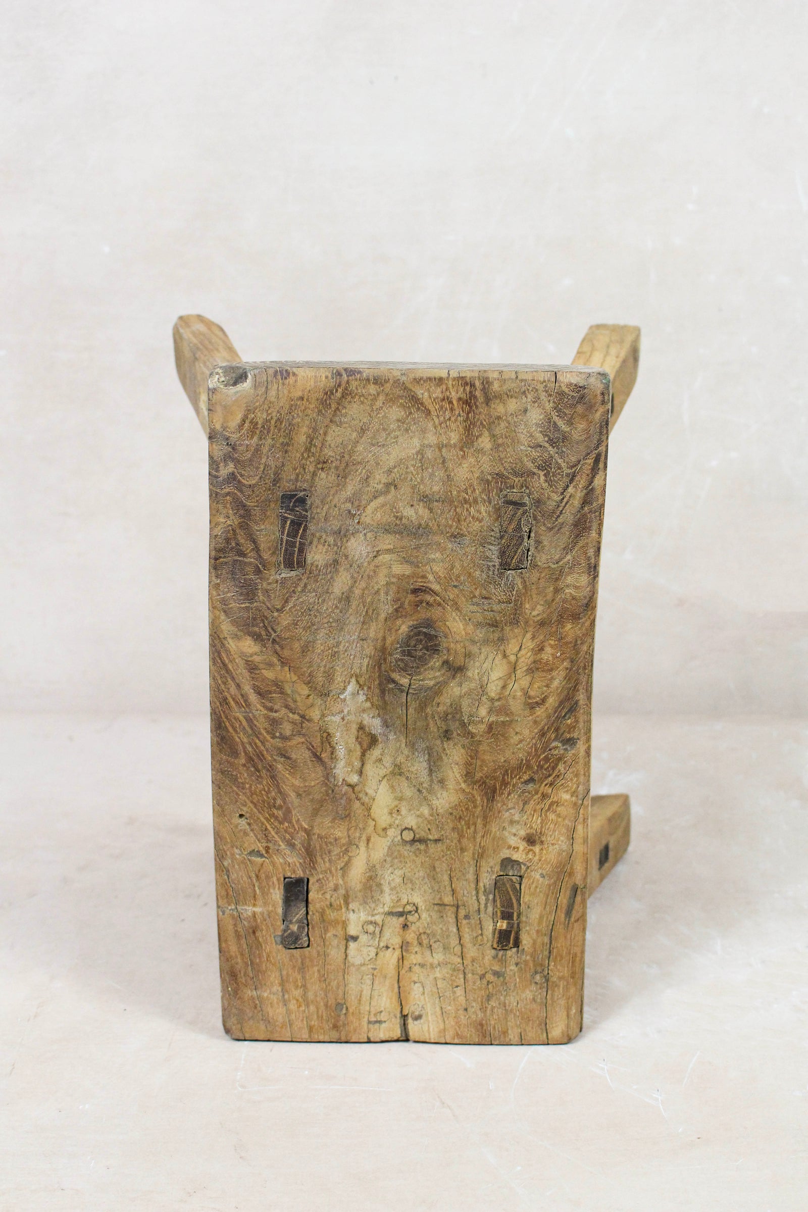 Vintage Rustic Stool Small - Elm wood - 83