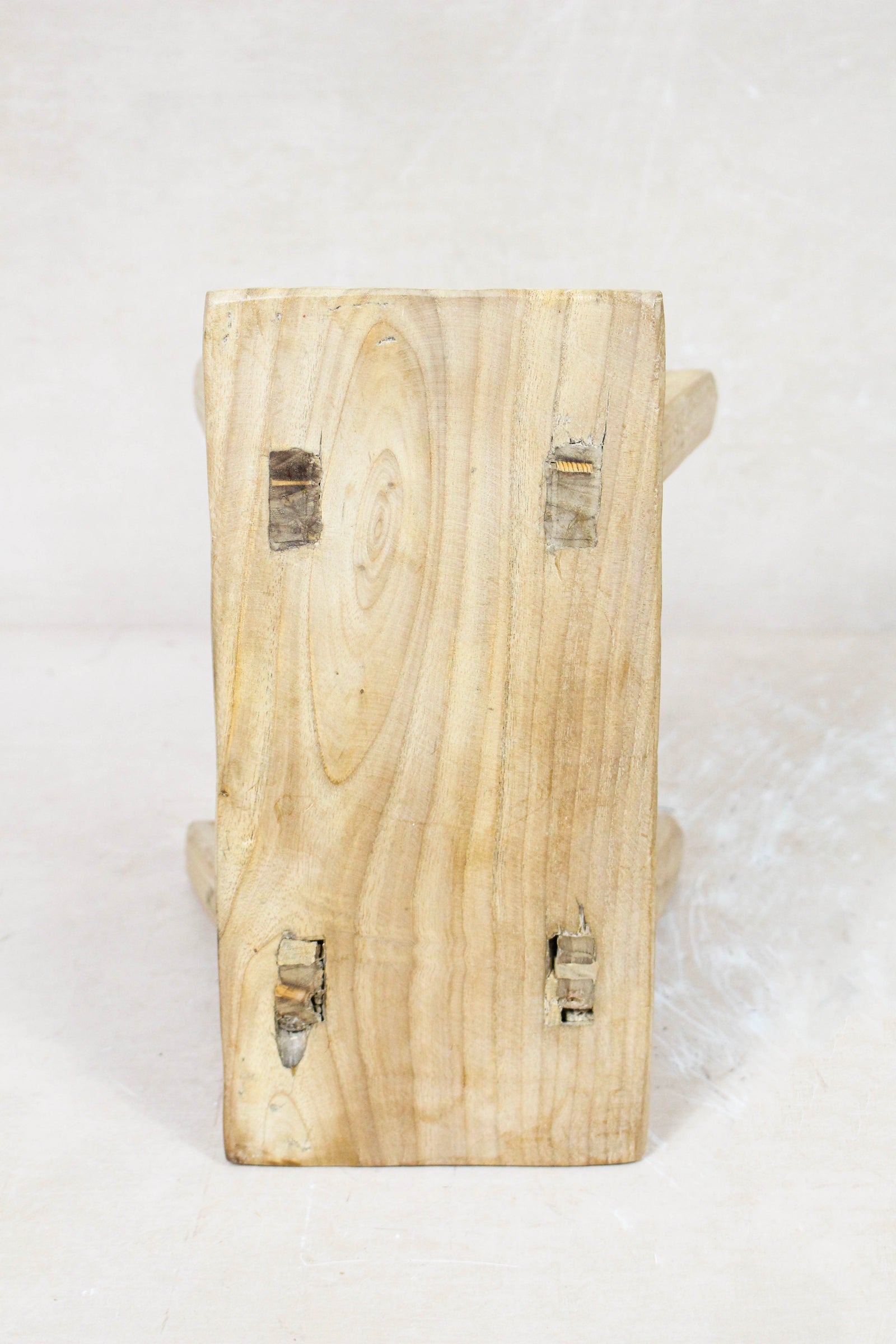 Vintage Rustic Stool Small - Elm wood - 90