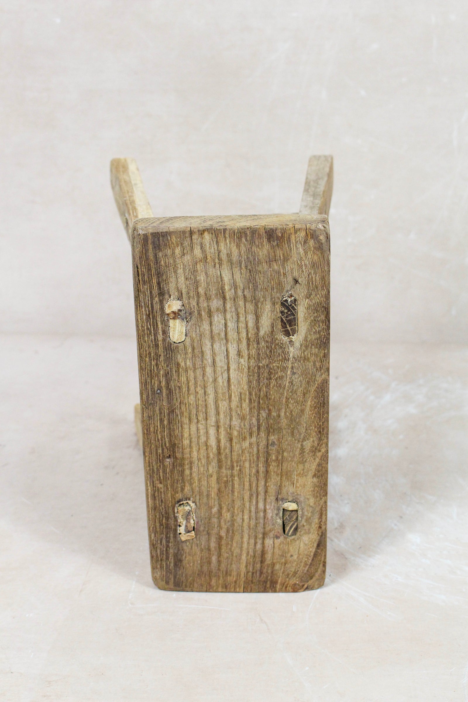 Vintage Rustic Stool Small - Elm wood - 98