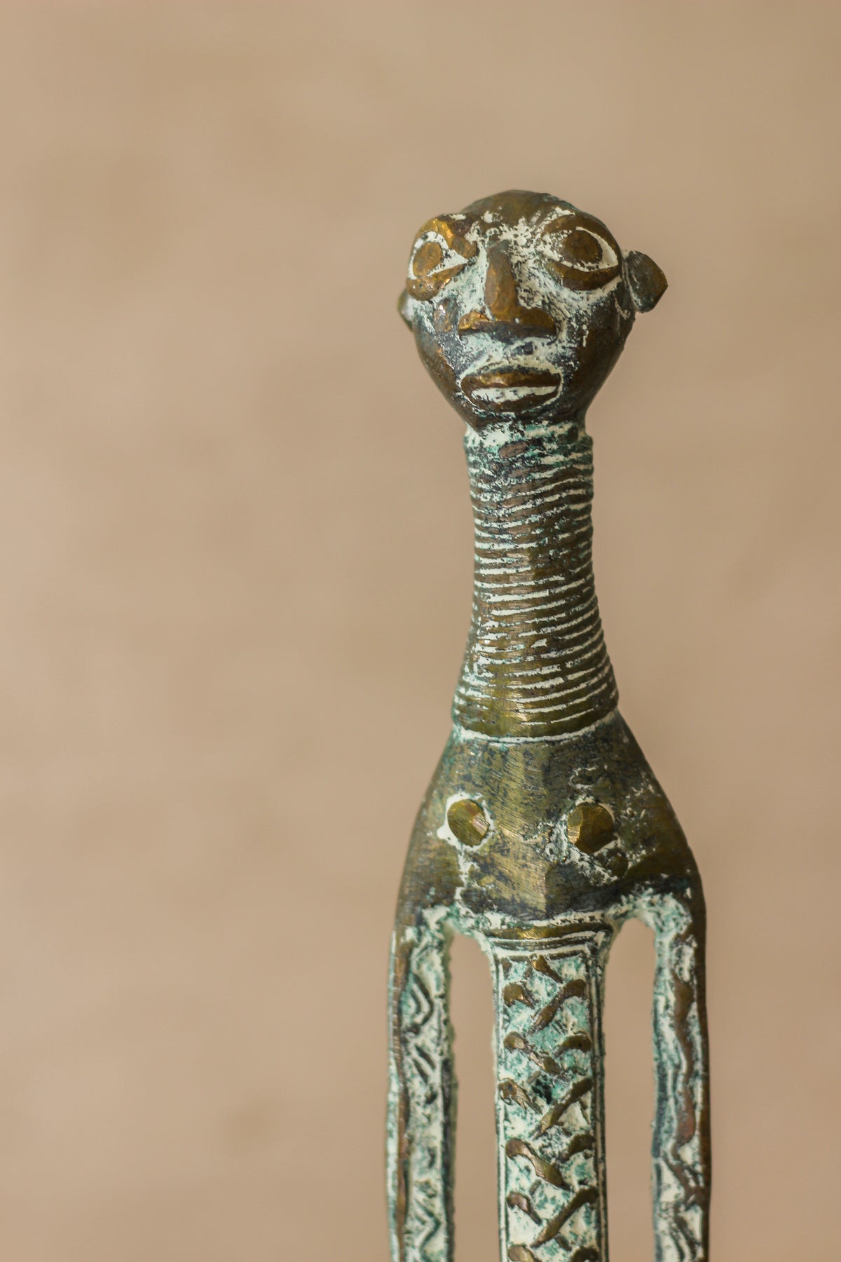 Benin Bronze Sculpture - 1.3