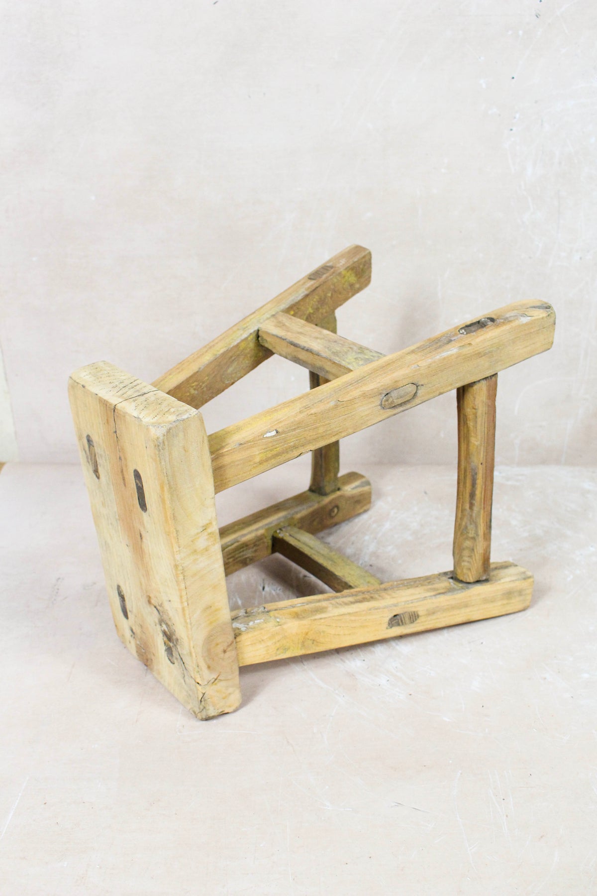 Vintage Rustic Stool - Elm wood - Small - 113