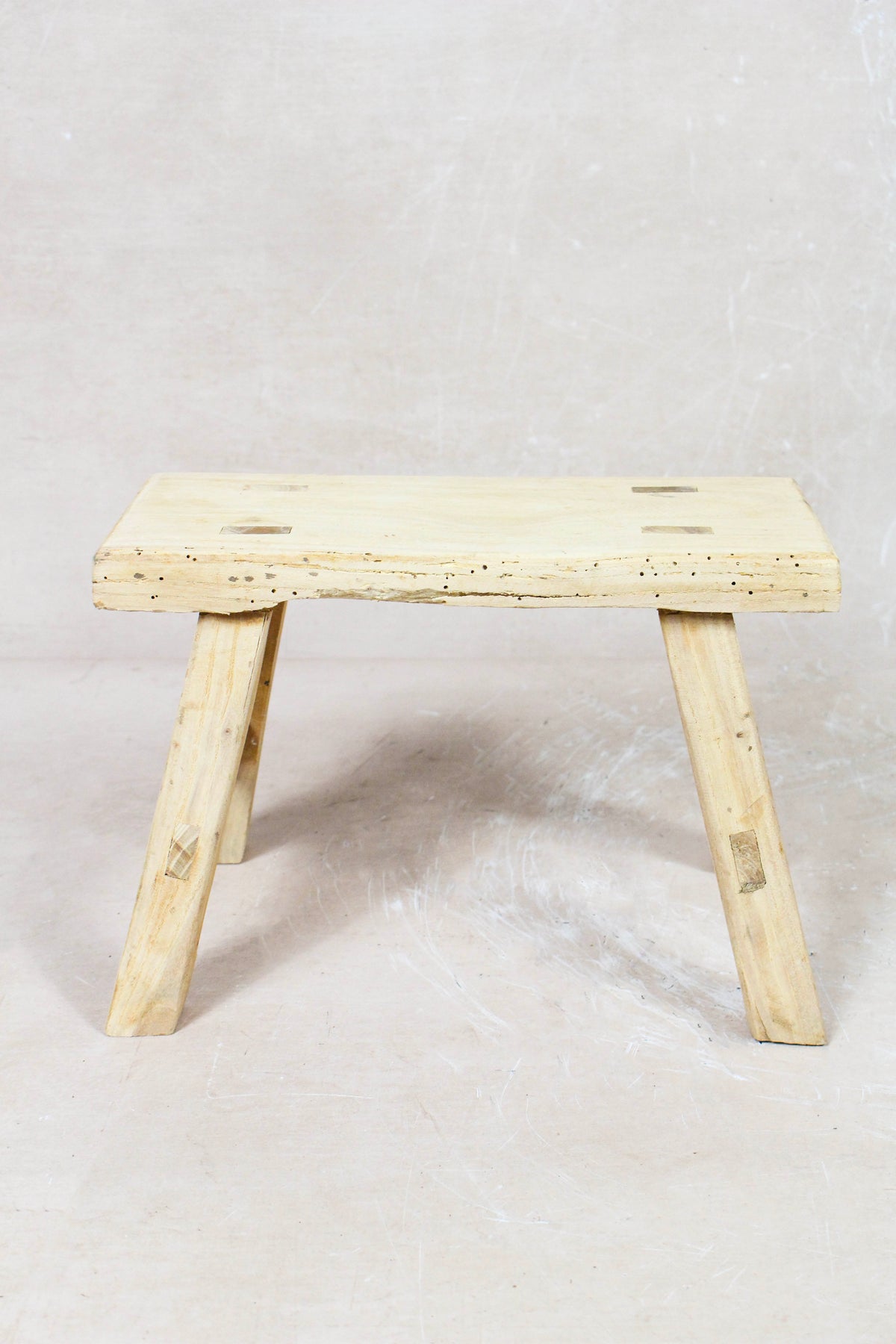 Vintage Rustic Stool - Elm wood -  Small - 116
