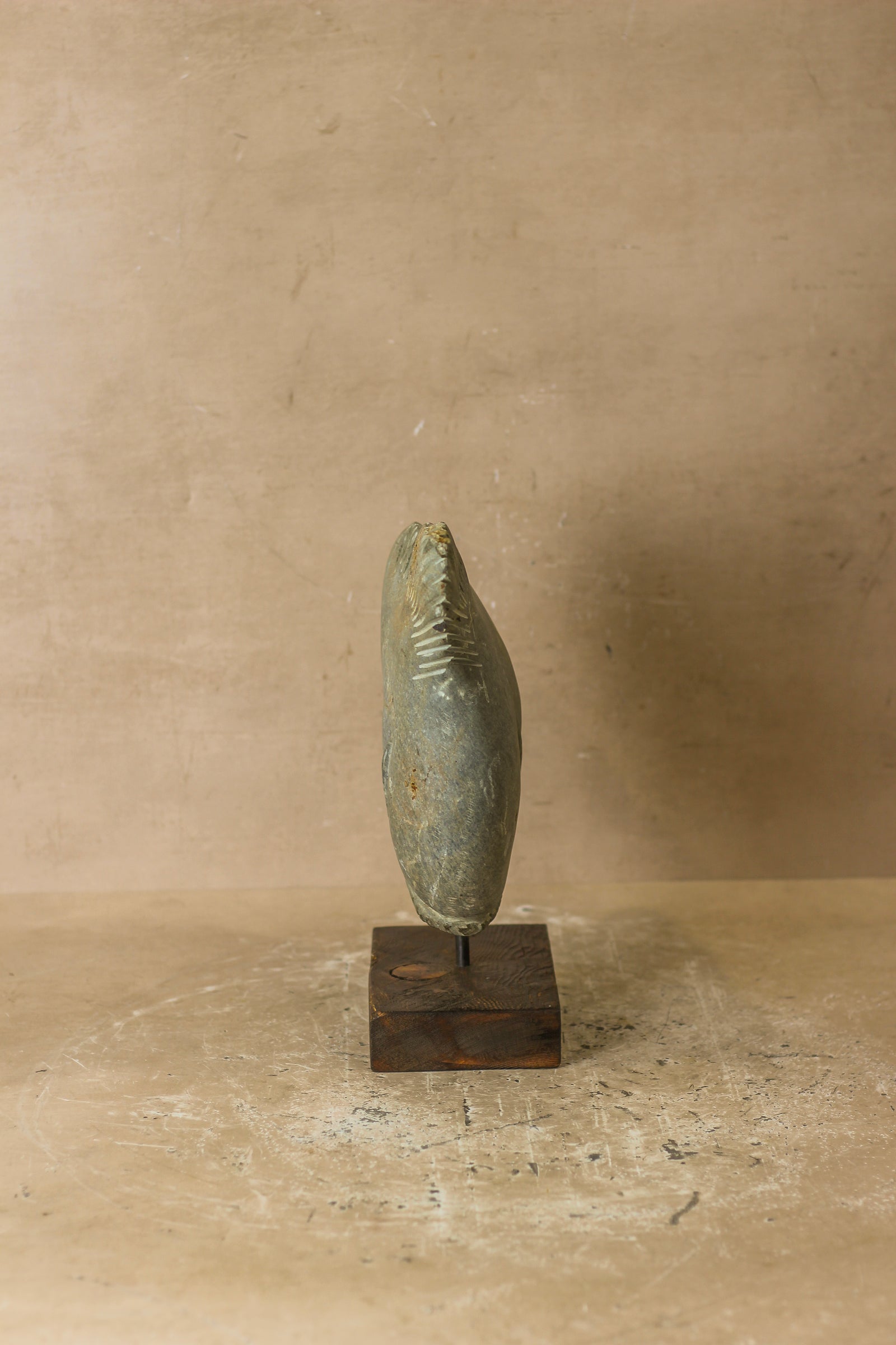 Stone Fish Sculpture - Zimbabwe - 97.1