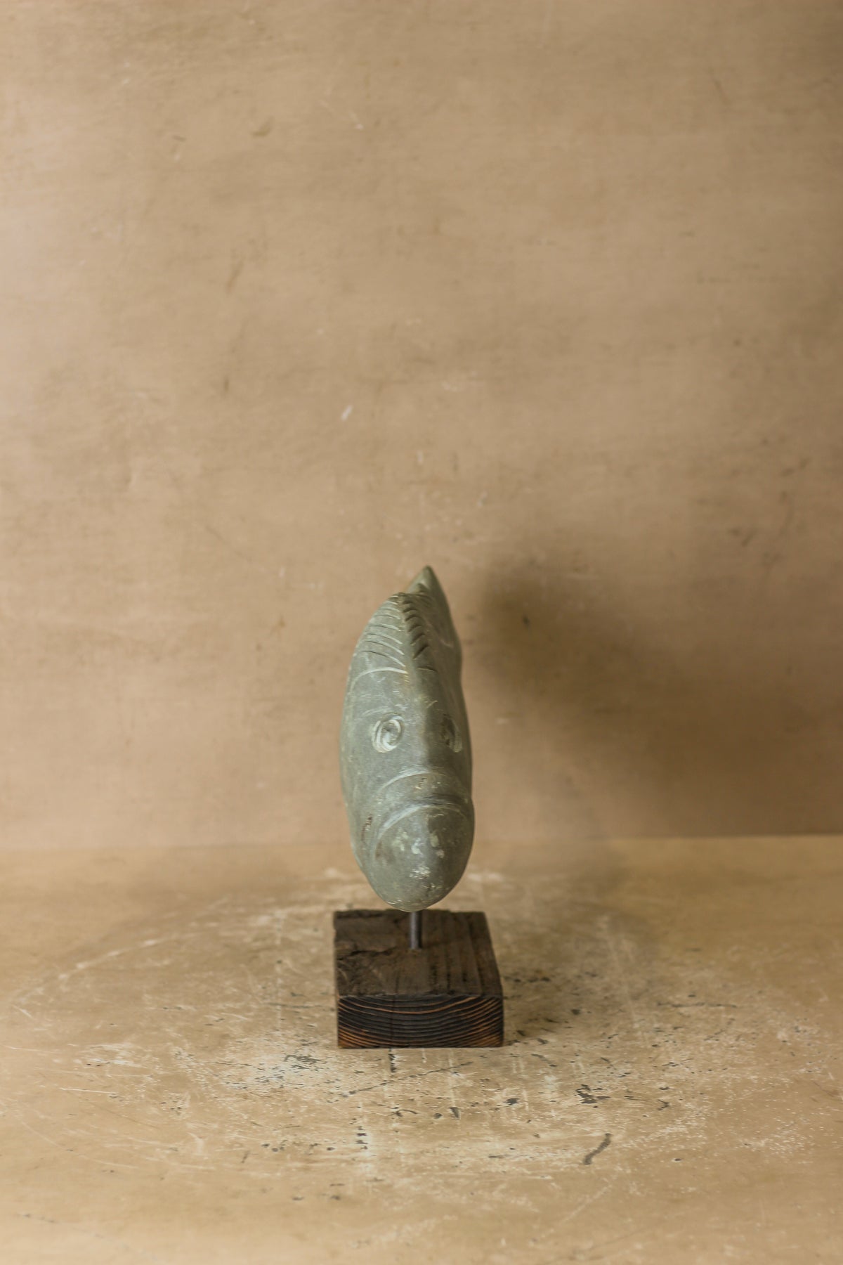 Stone Fish Sculpture - Zimbabwe - 97.2