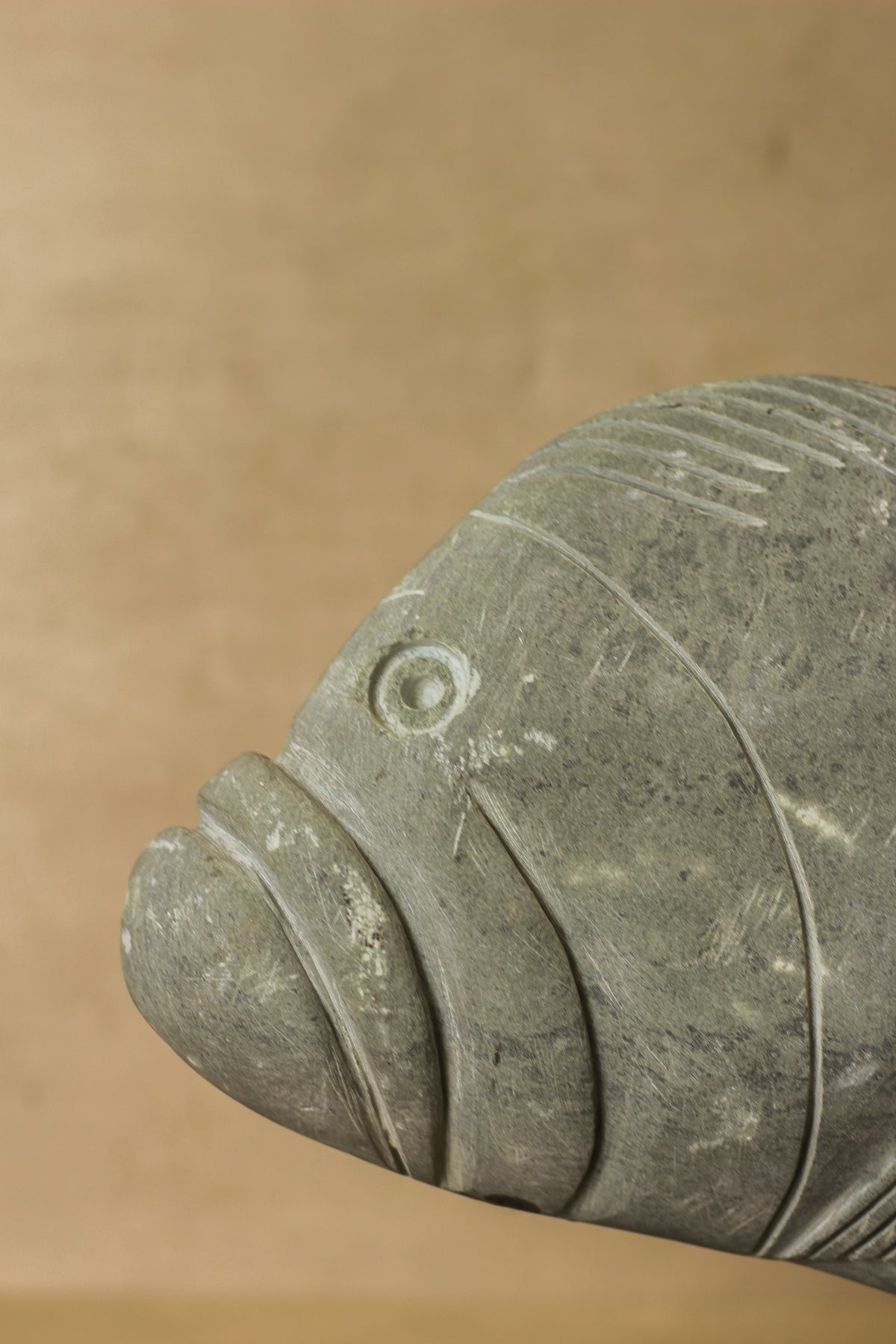 Stone Fish Sculpture - Zimbabwe - 97.2