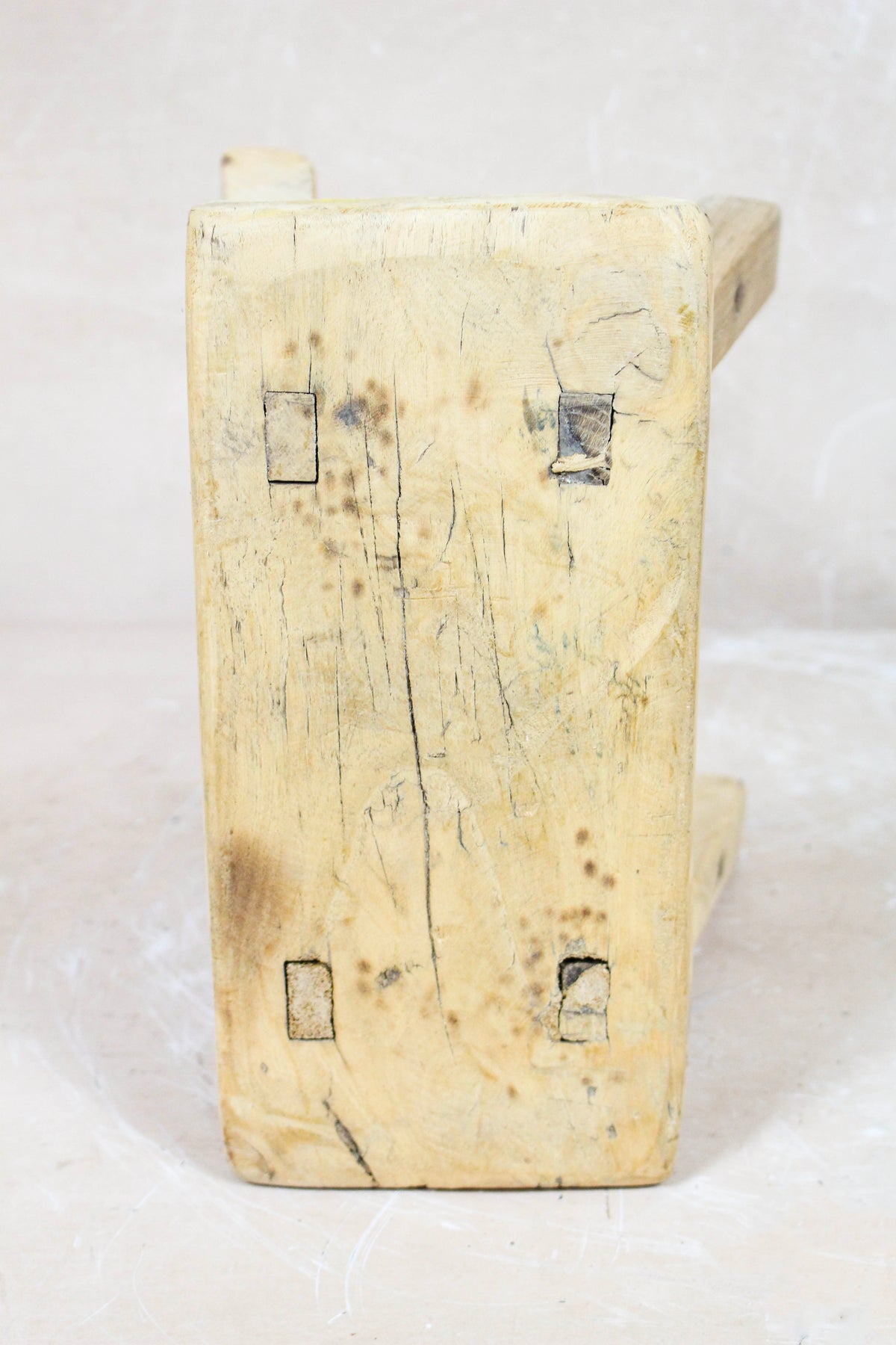 Vintage Rustic Stool - Elm wood - Small - 122