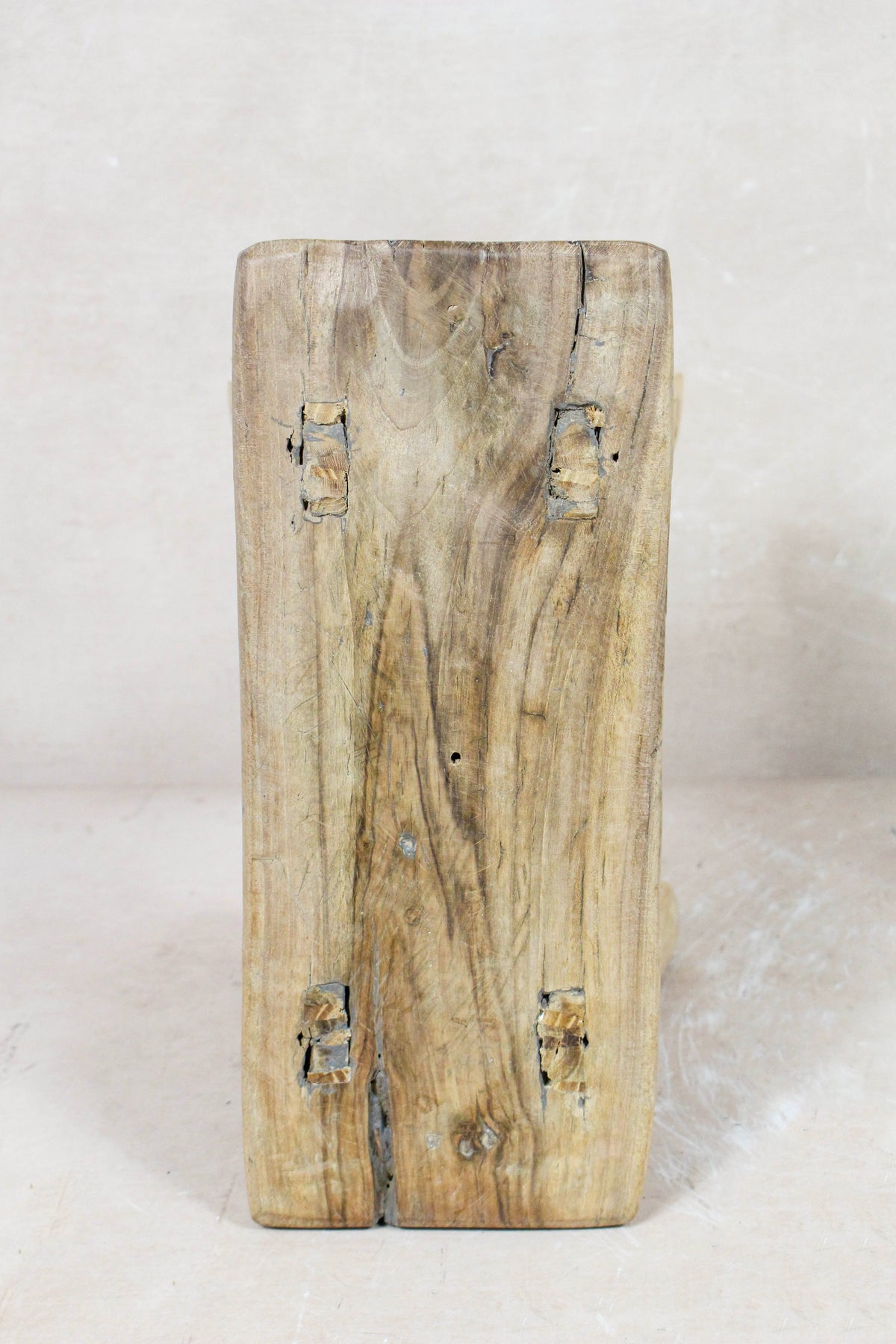 Vintage Rustic Stool - Elm wood - Small - 124