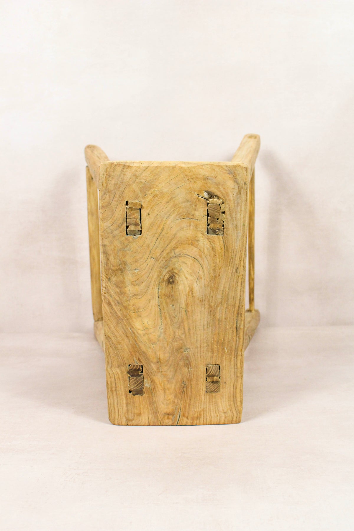 Vintage Rustic Stool - Elm wood - 136