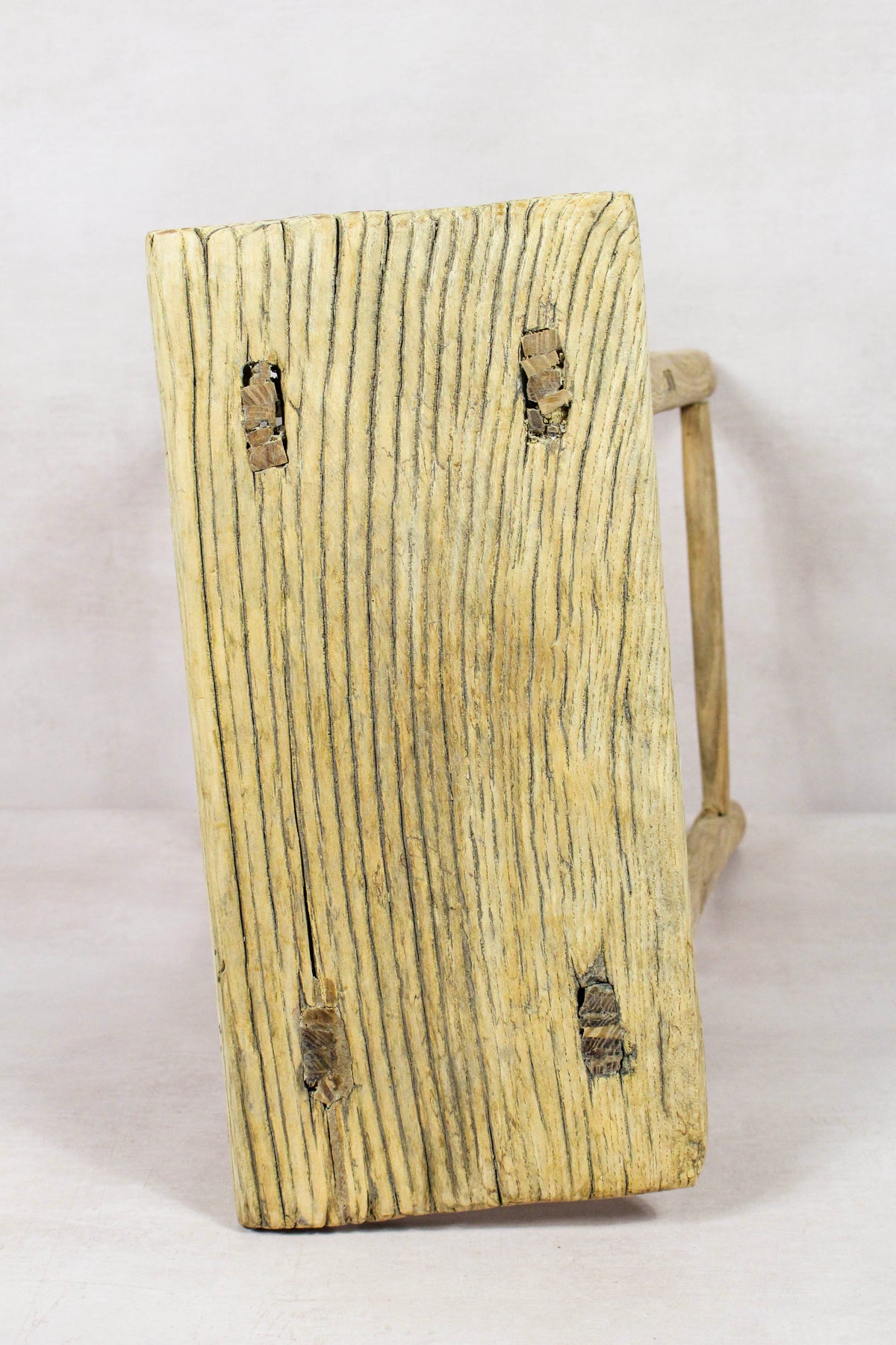 Vintage Rustic Stool - Elm wood - 138