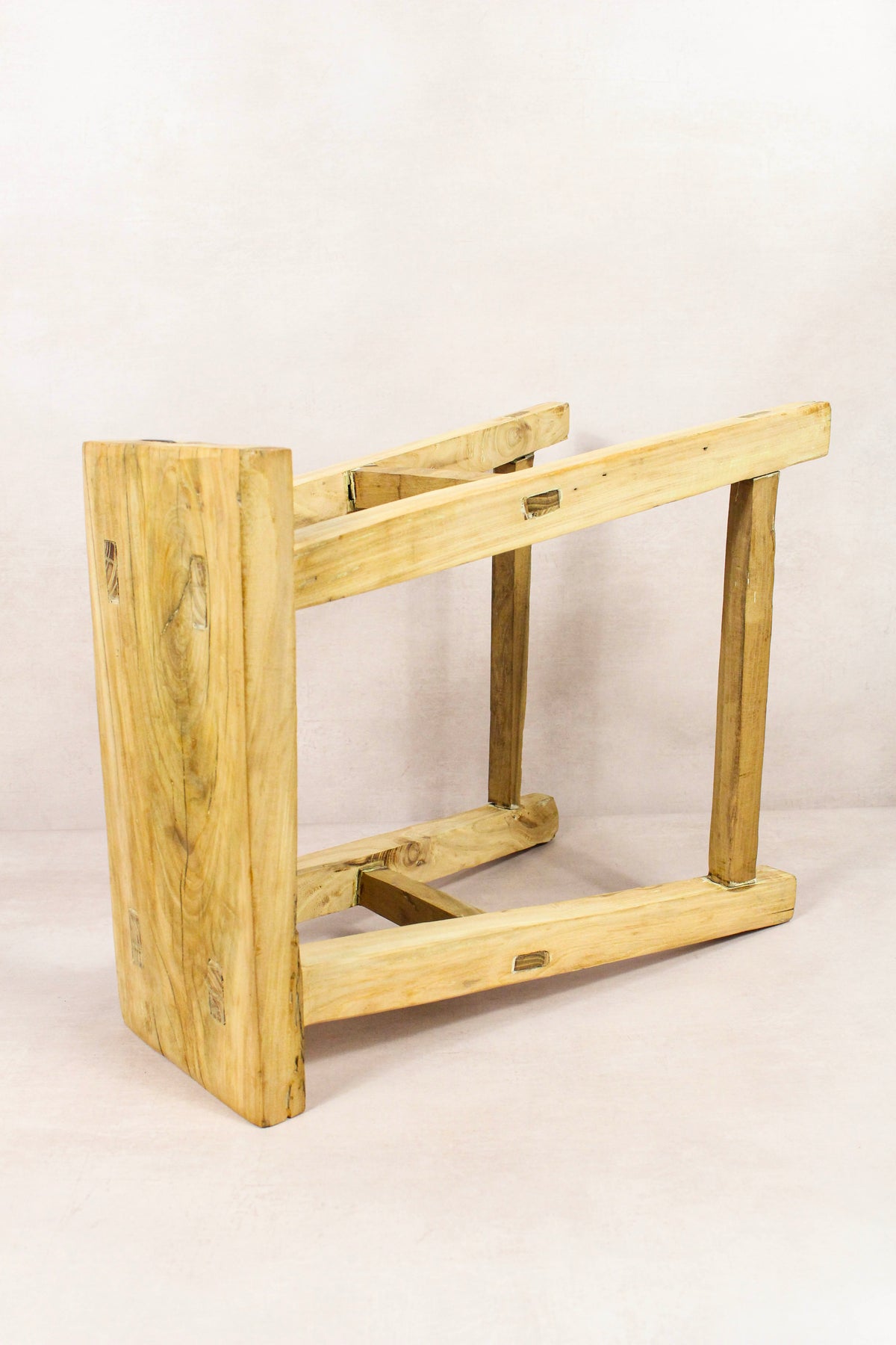 Vintage Rustic Stool - Elm wood - 139