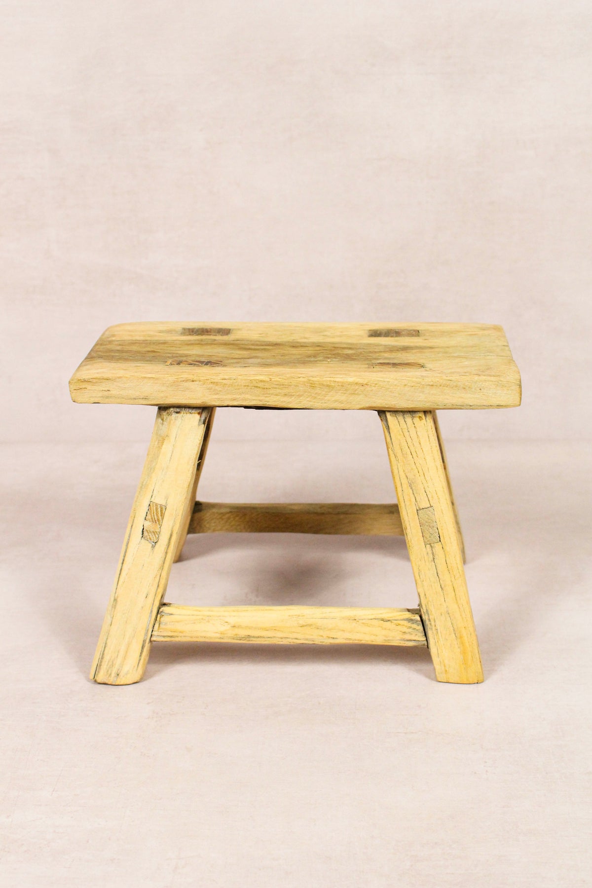 Vintage Rustic Stool - Elm wood - Small - 151