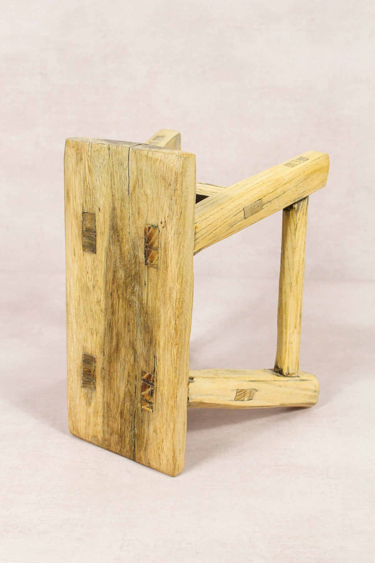 Vintage Rustic Stool - Elm wood - Small - 151
