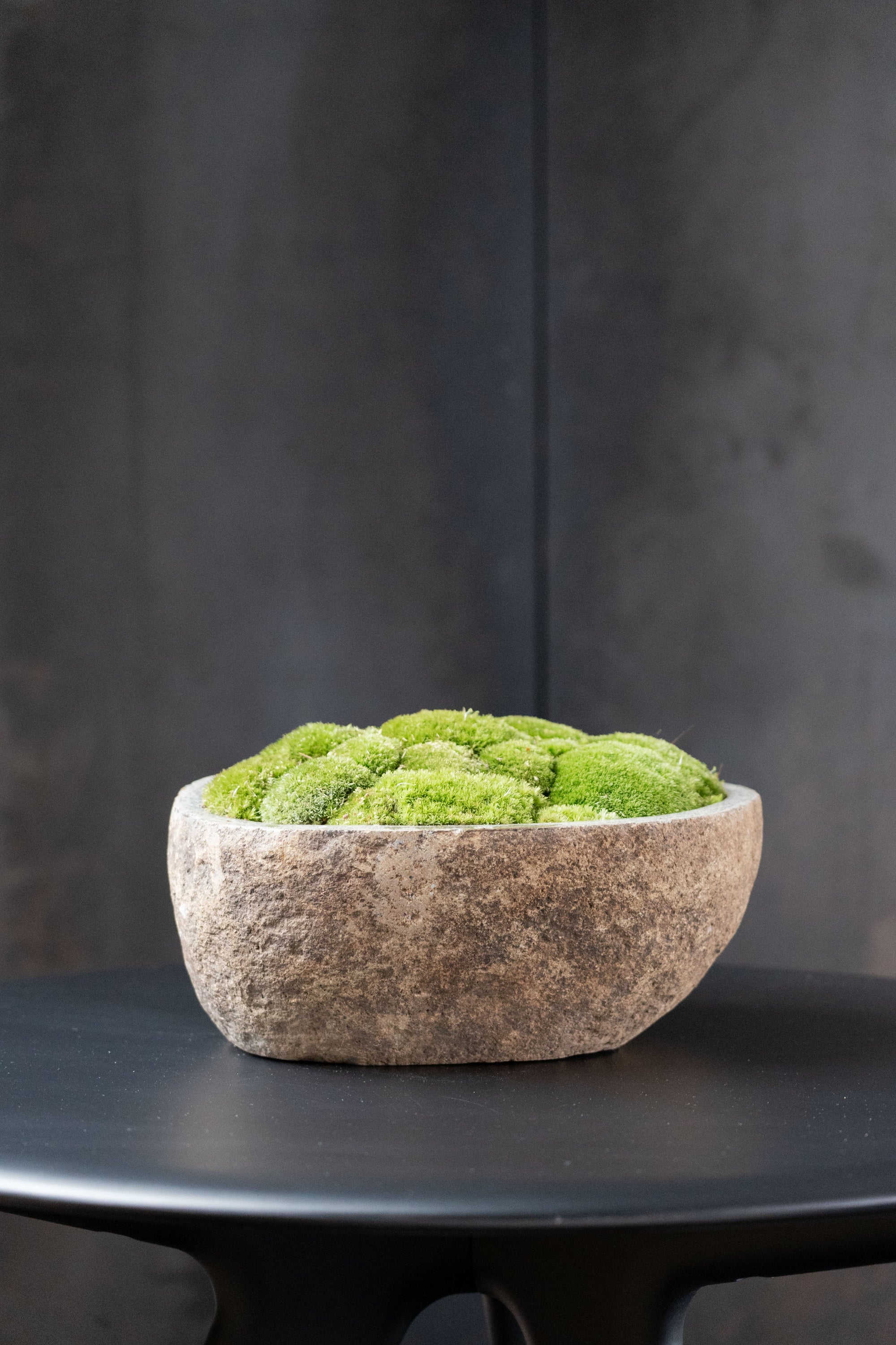 Indo Stone Moss Bowl